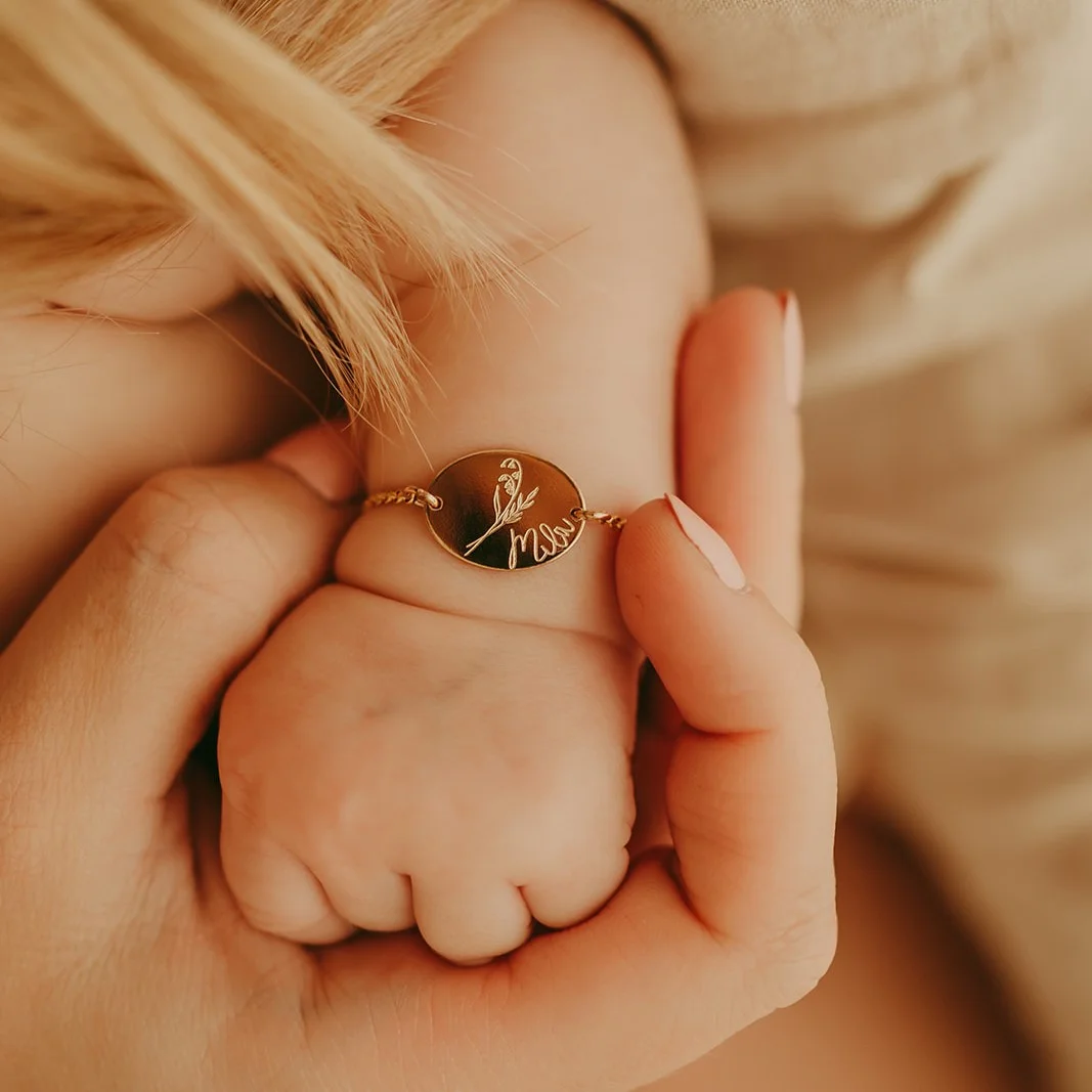 Baby armband ovaal - Afbeelding 8