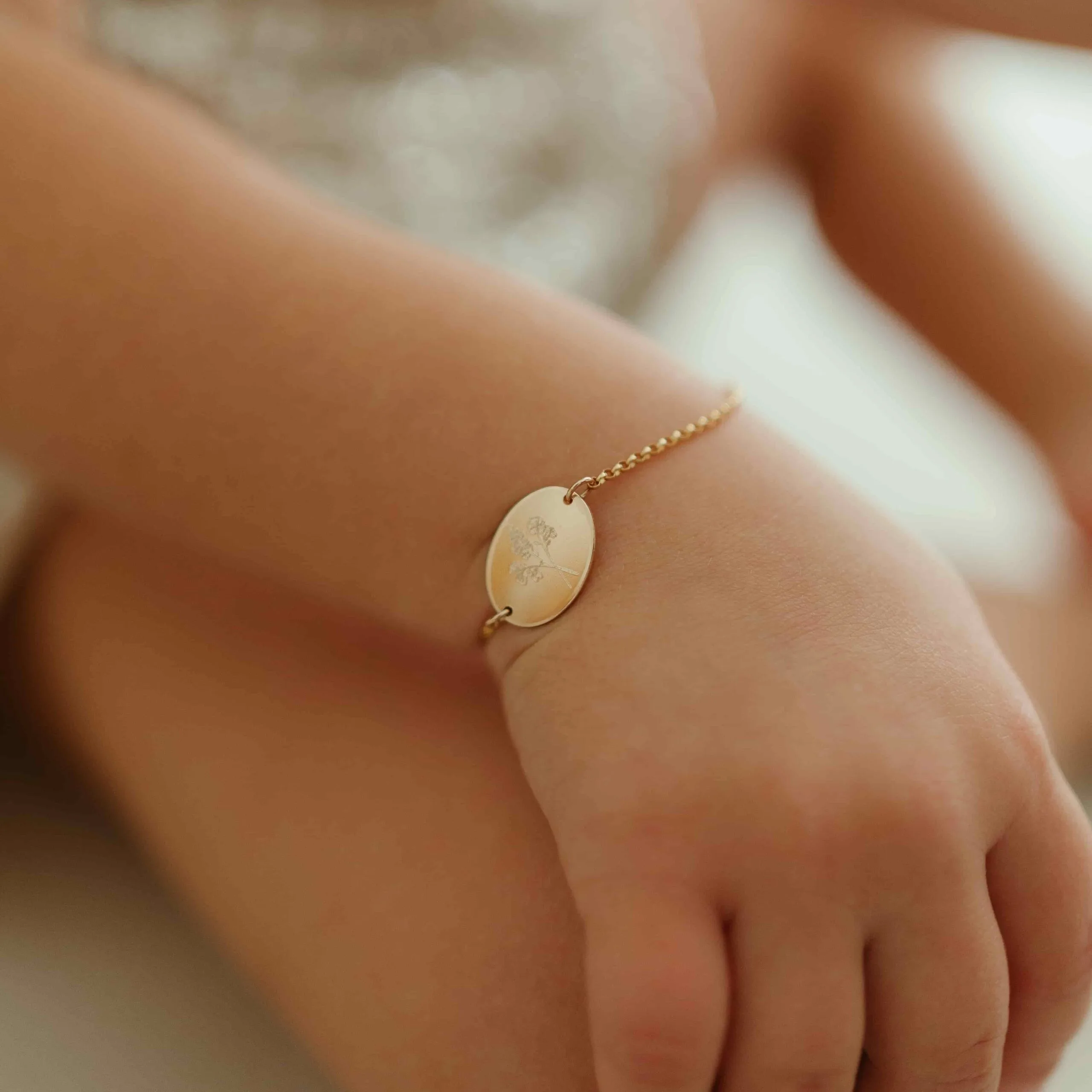 Baby armband ovaal - Afbeelding 2