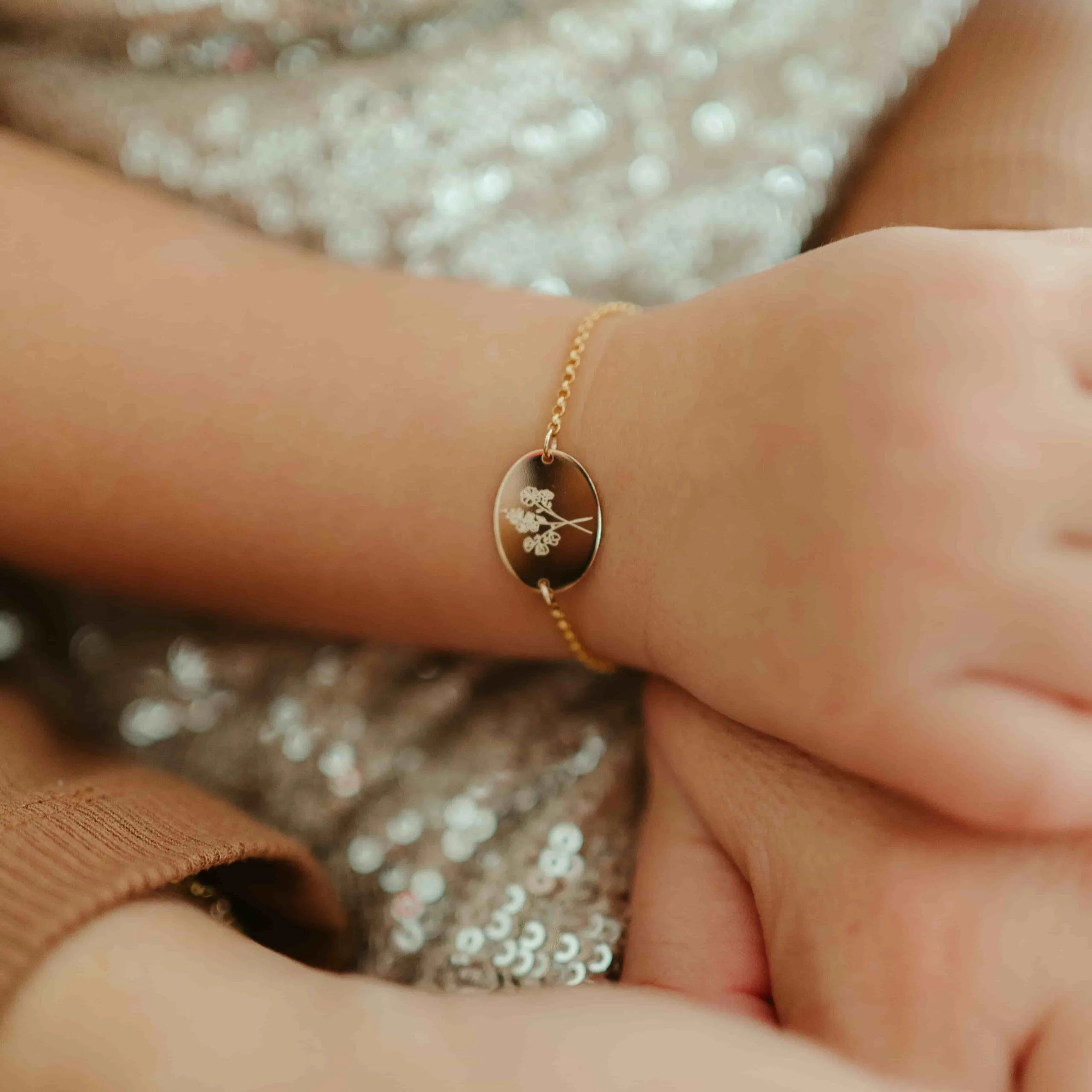 Baby armband ovaal - Afbeelding 5