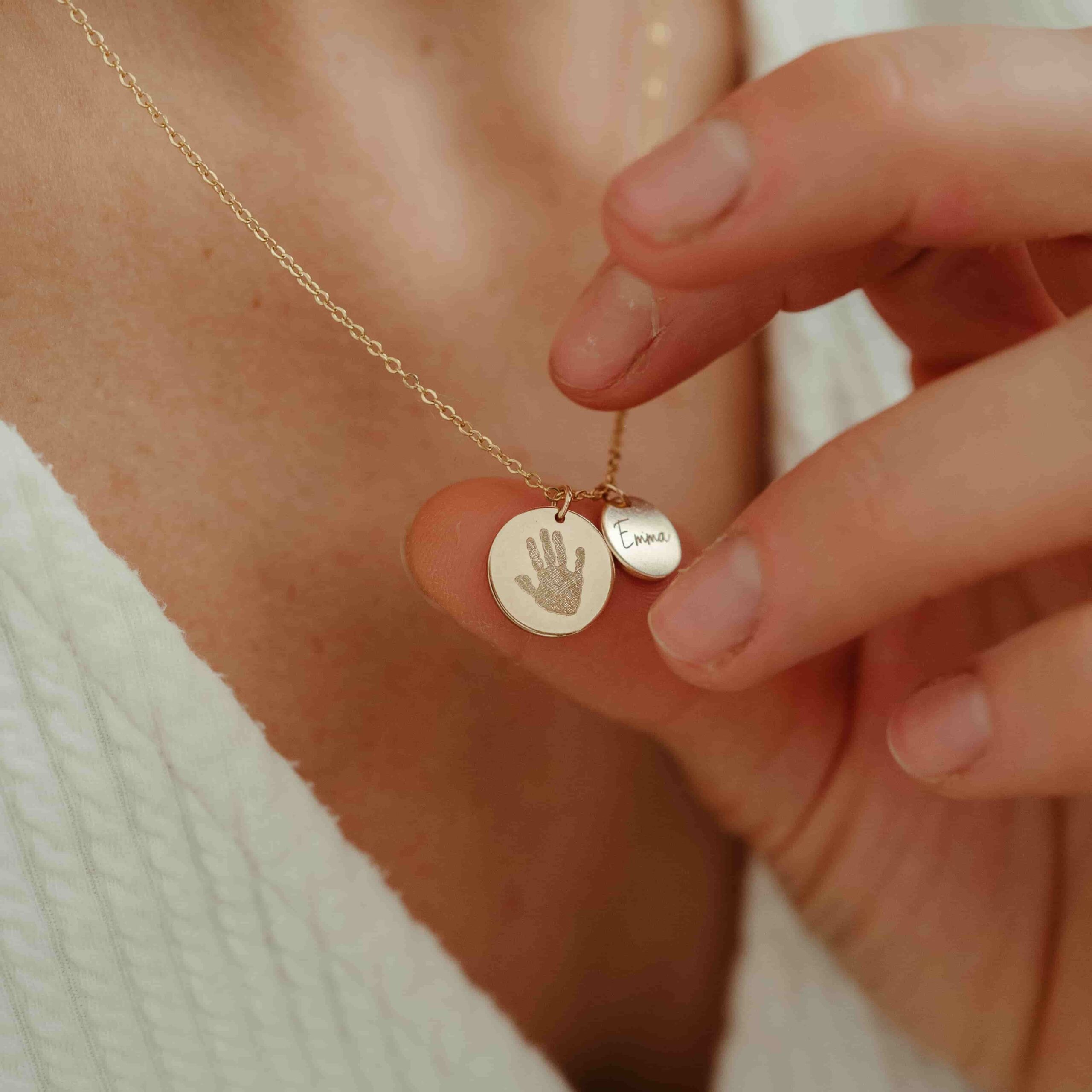 Ketting rond extra disc klein