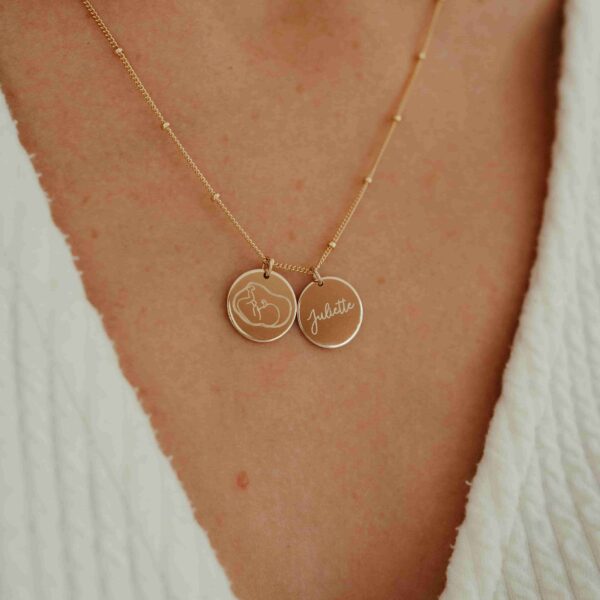 Ketting rond dubbele disc