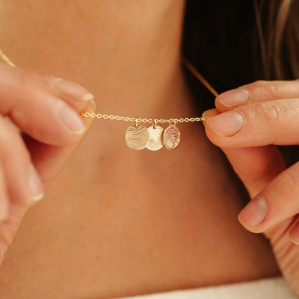 Ketting rond triple disc klein
