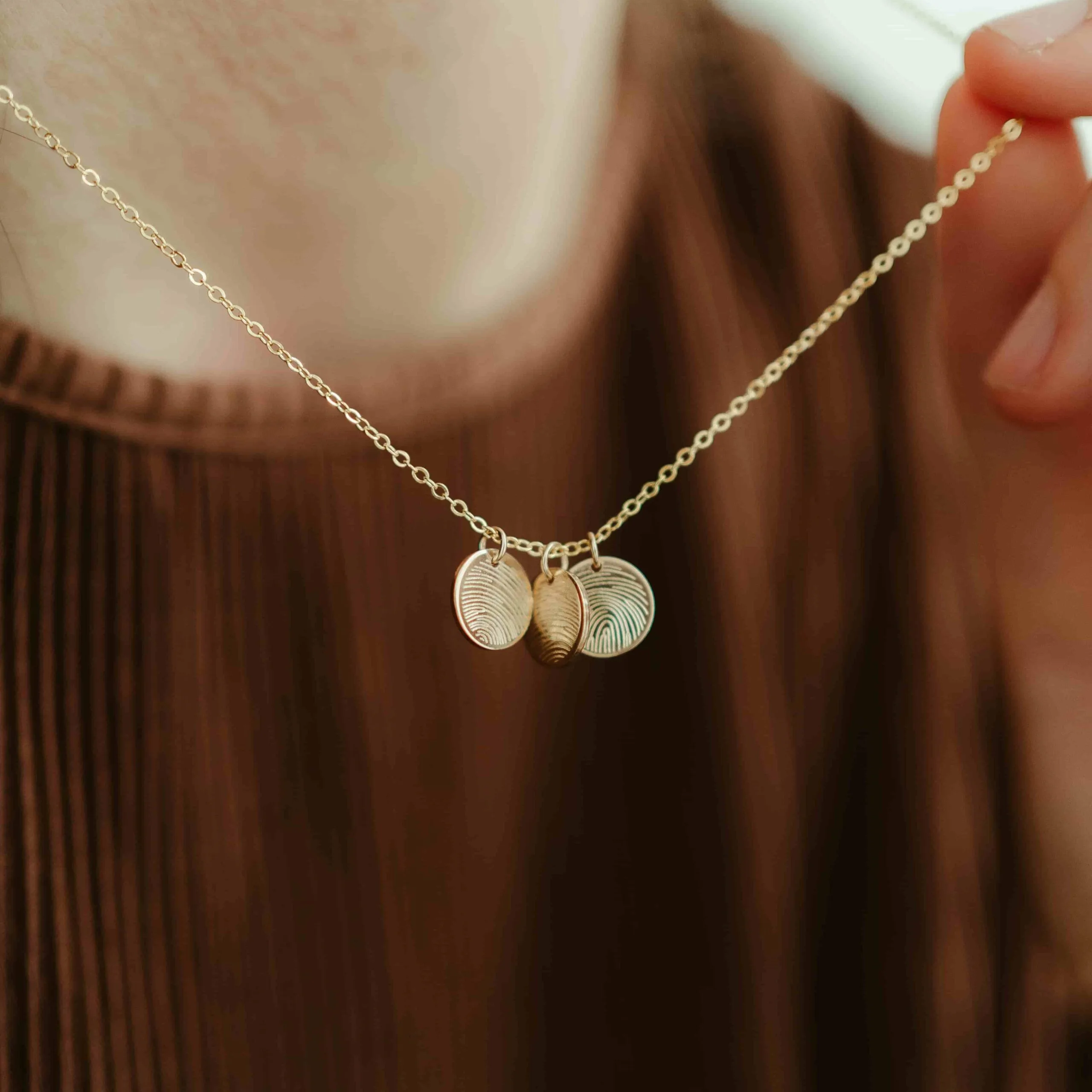 Ketting rond triple disc klein - Afbeelding 2