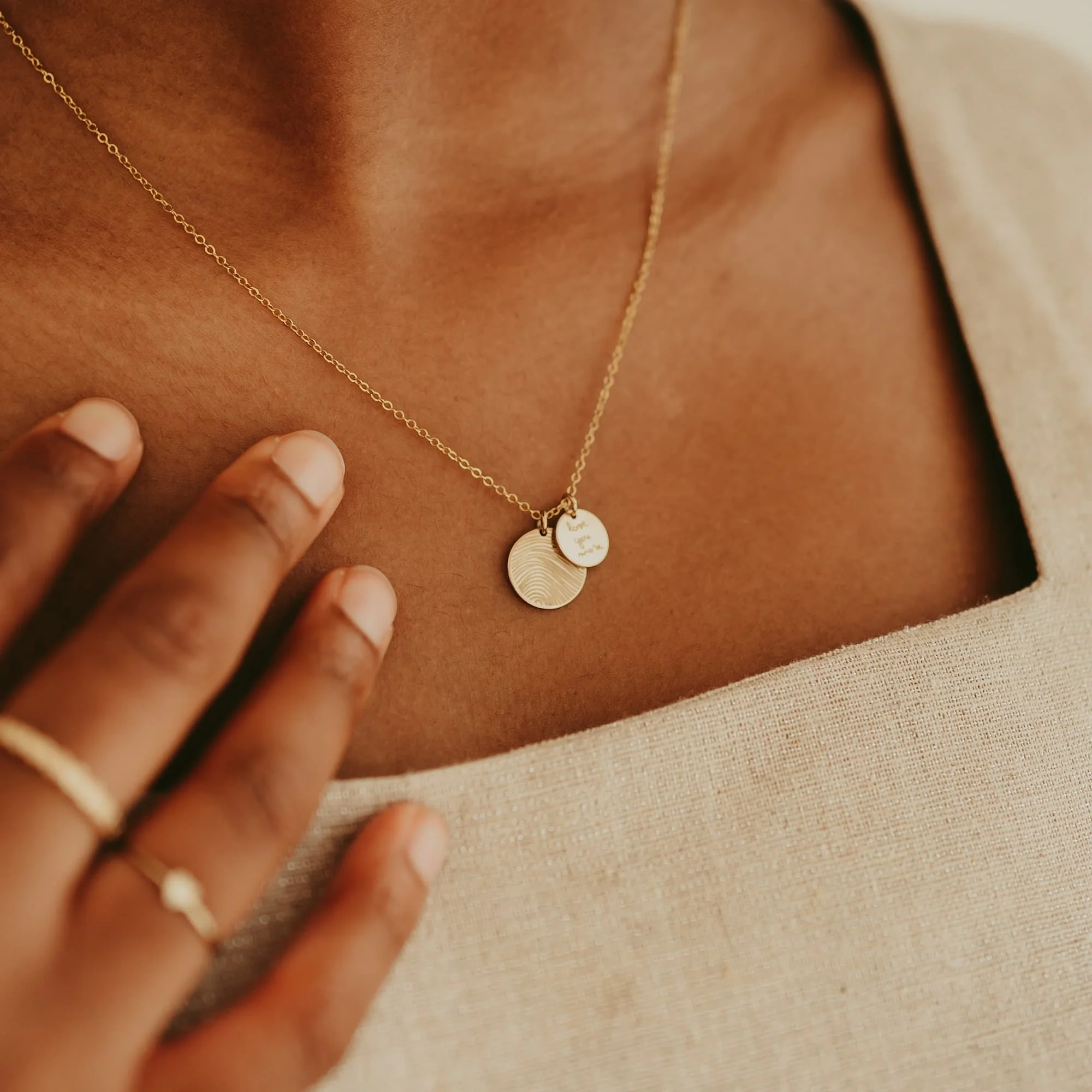 Ketting rond extra disc klein - Afbeelding 6