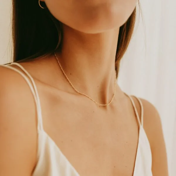 Ketting choker figaro