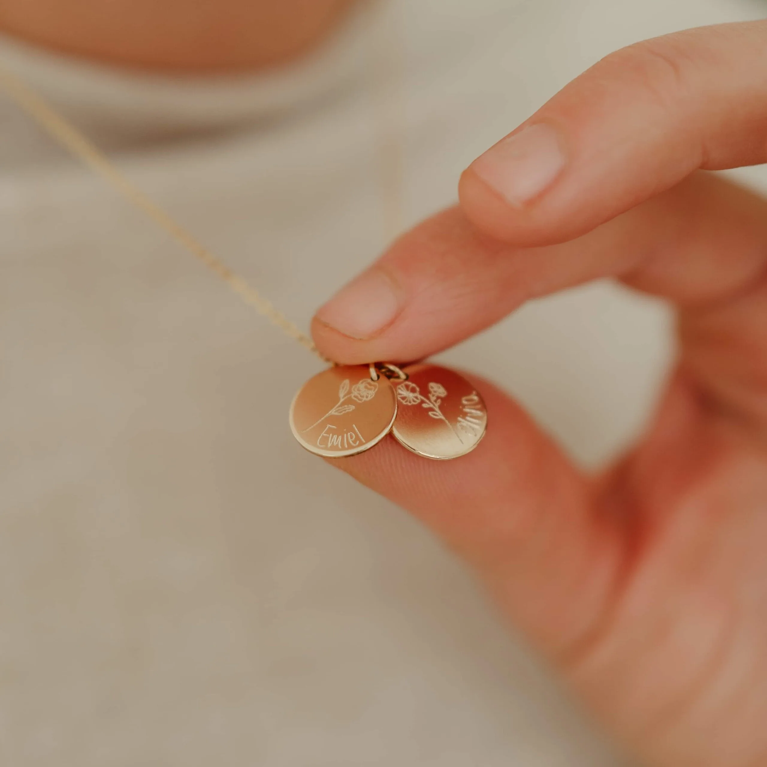 Ketting rond dubbele disc - Afbeelding 3