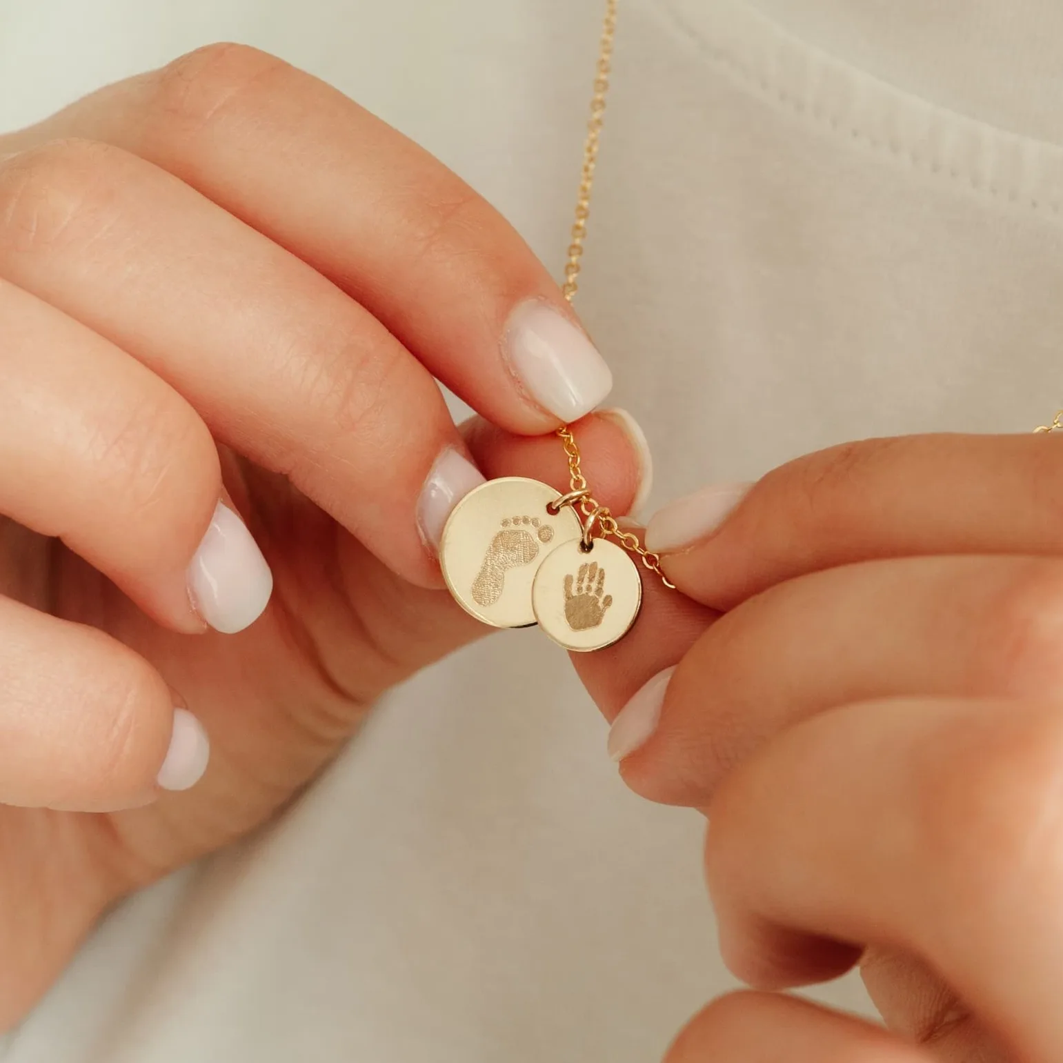 Ketting rond extra disc klein - Afbeelding 2