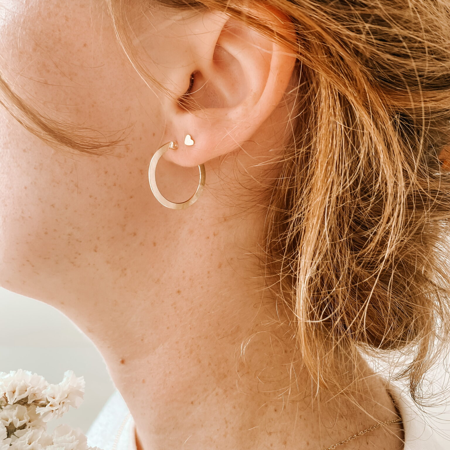 Flat hoops | Hanne Detail