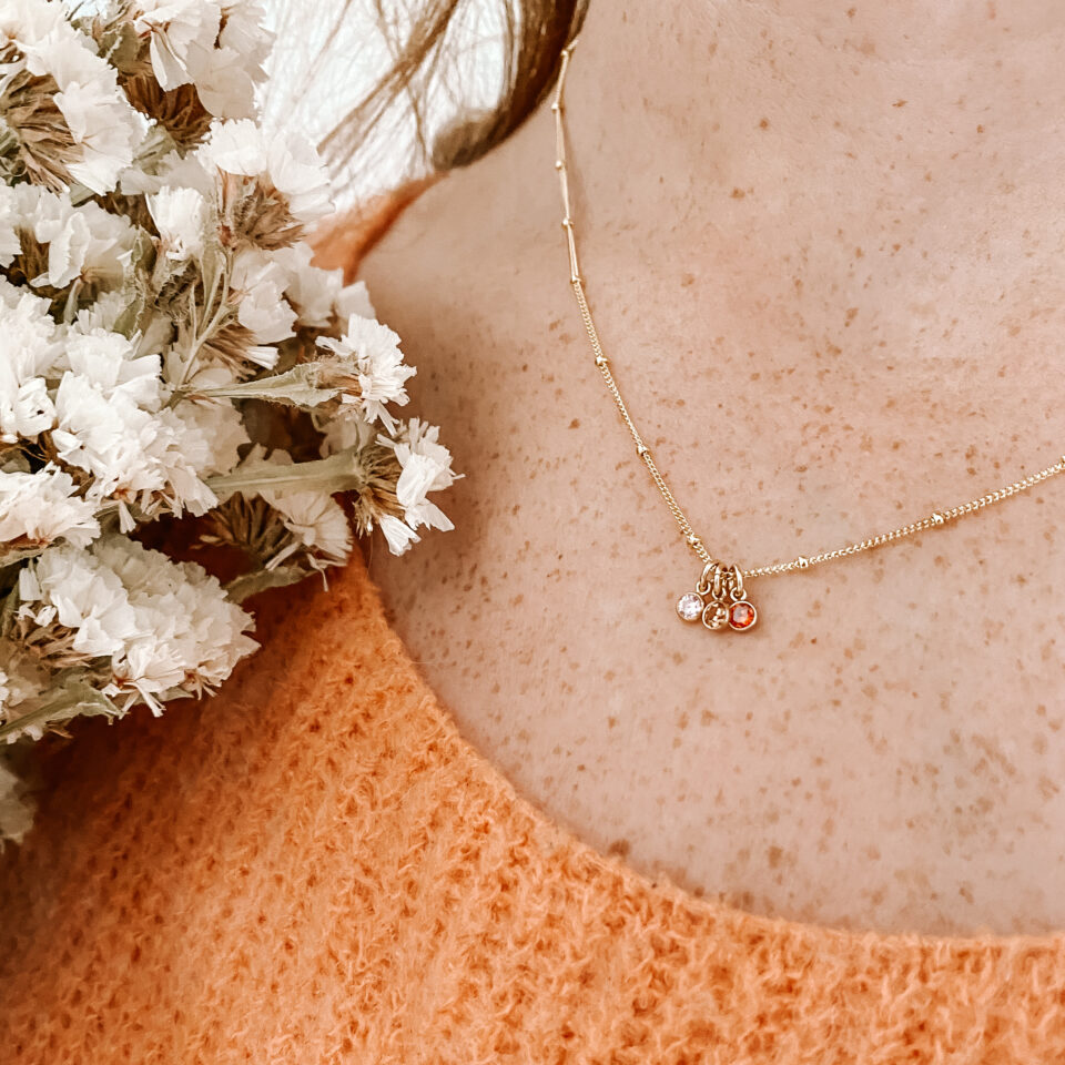 Birthstone necklace