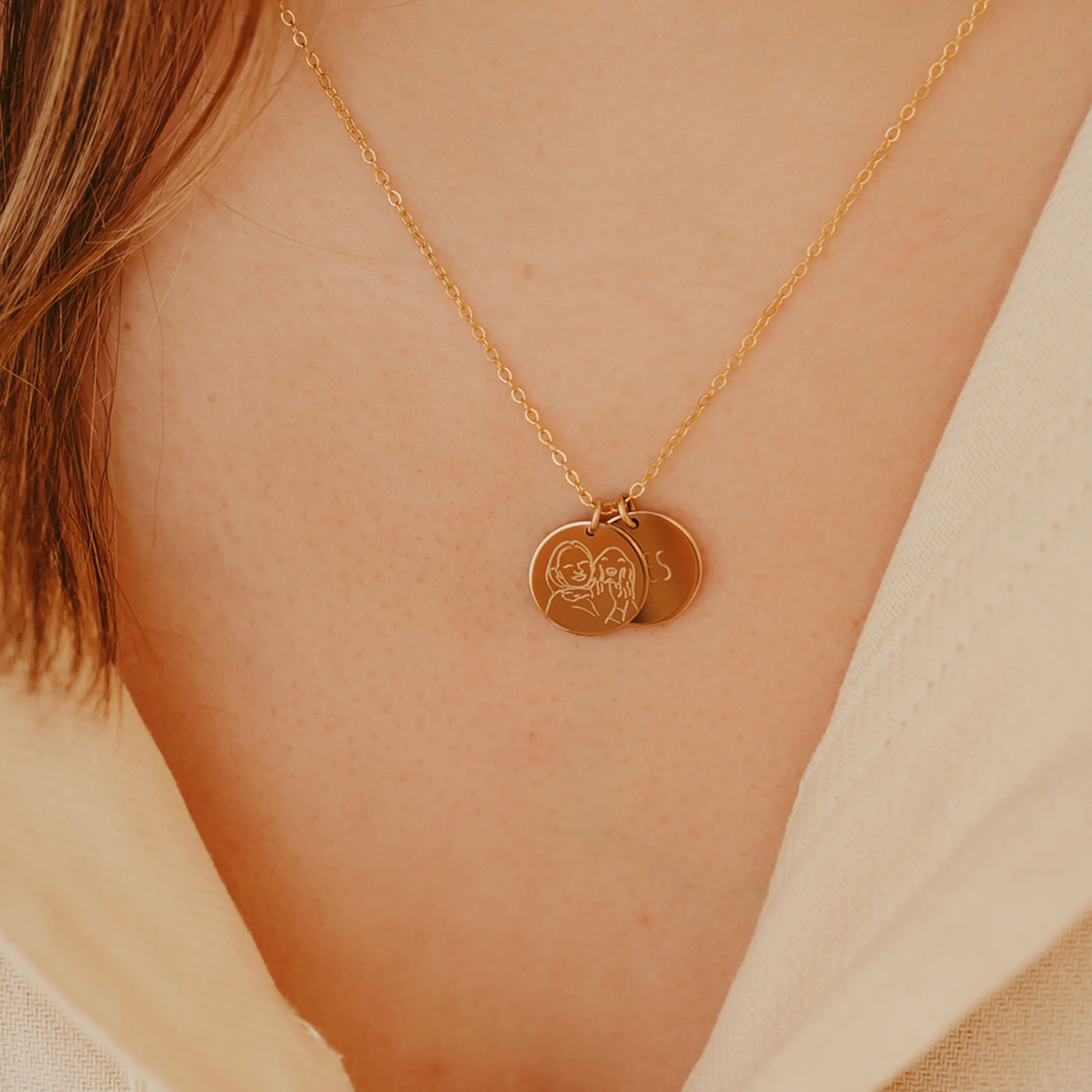 Ketting rond dubbele disc - Afbeelding 5