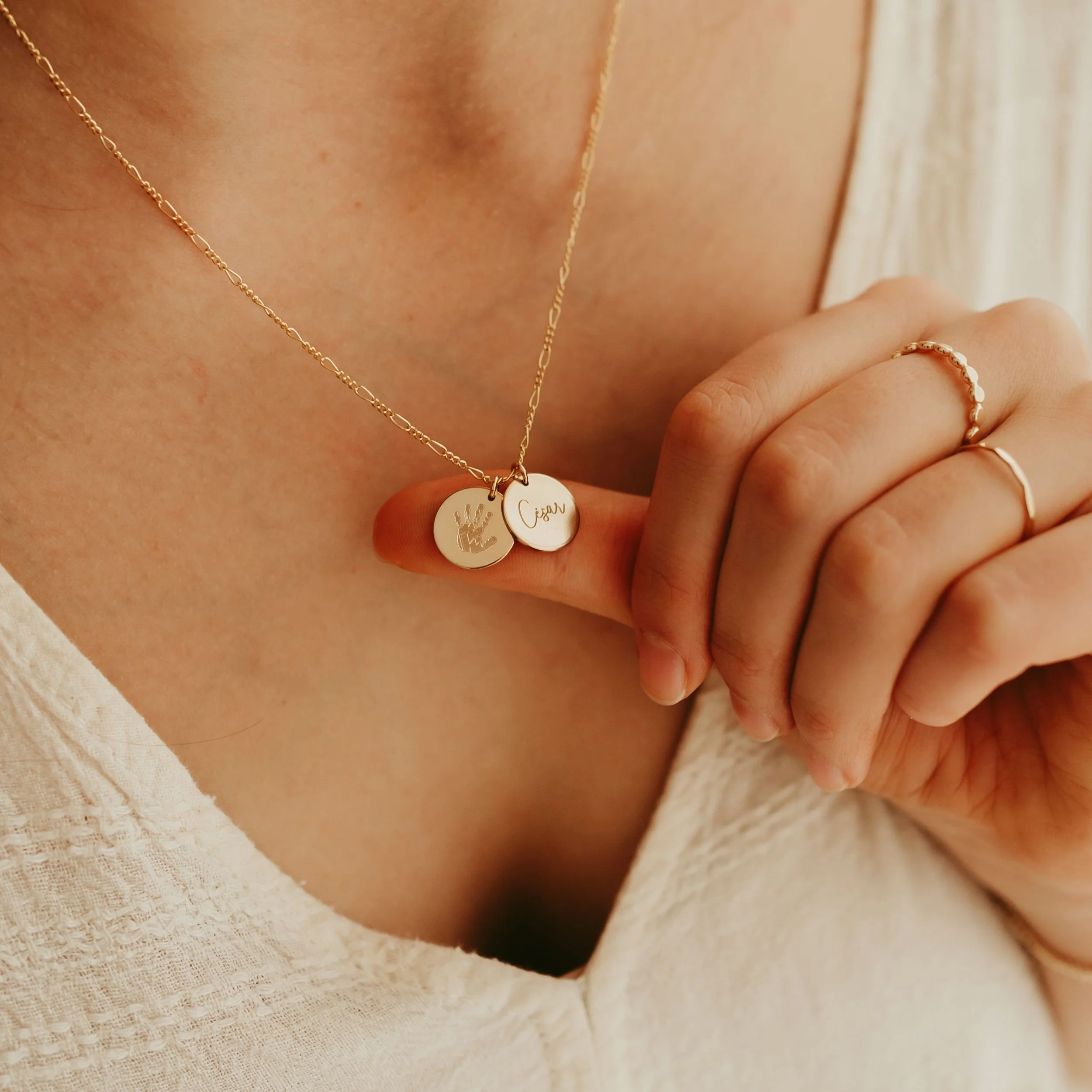 Ketting rond dubbele disc - Afbeelding 4