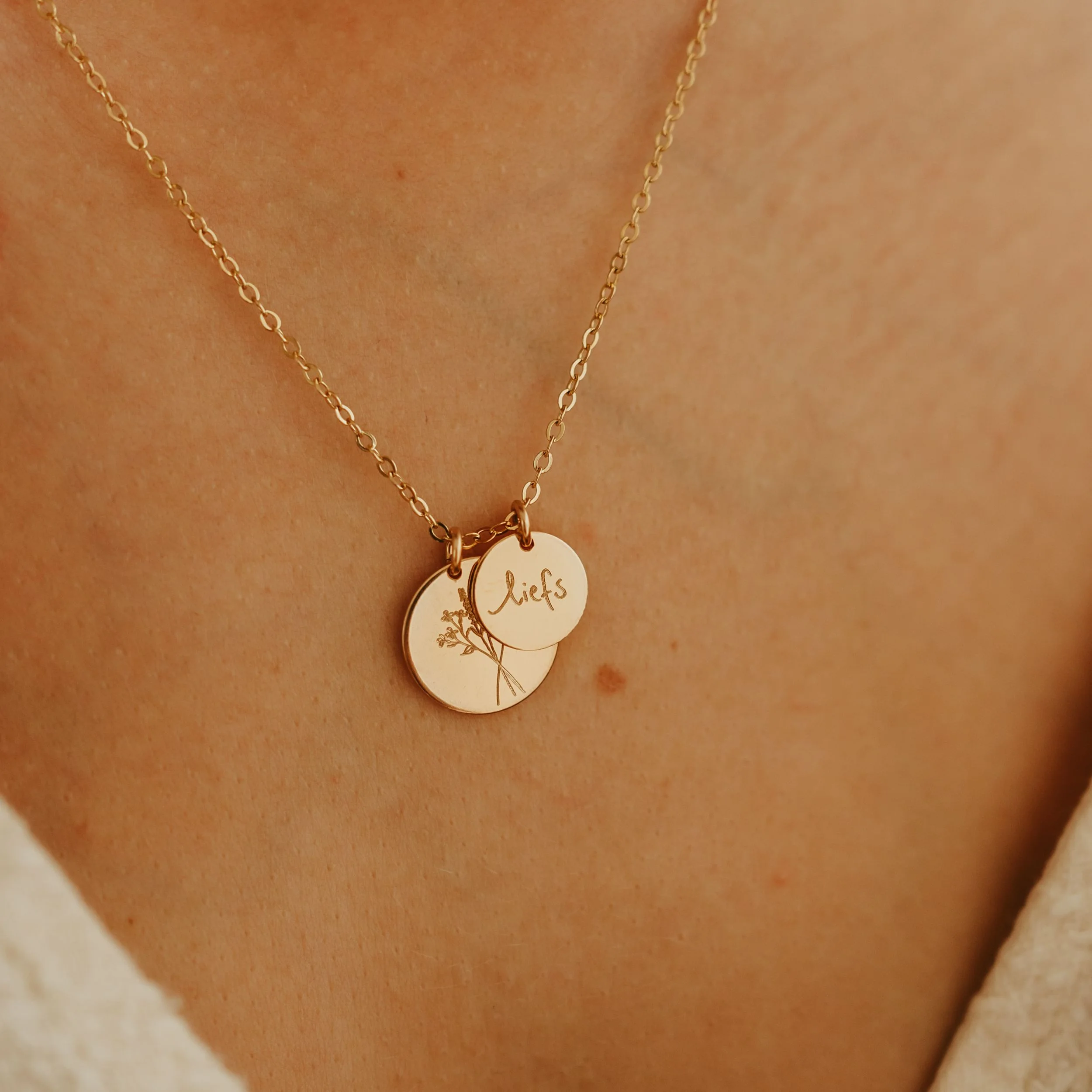 Ketting rond extra disc klein - Afbeelding 5