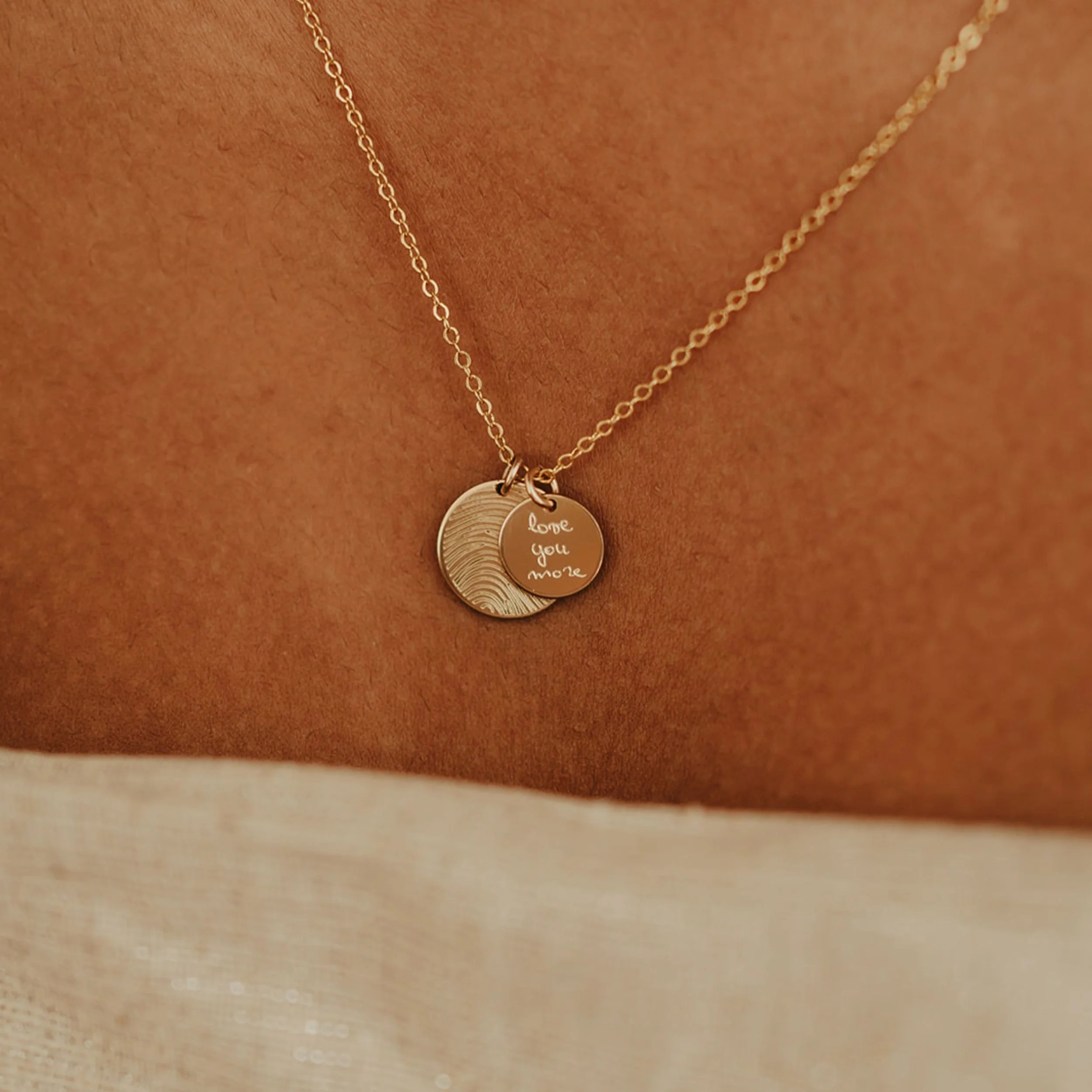 Ketting rond extra disc klein - Afbeelding 3