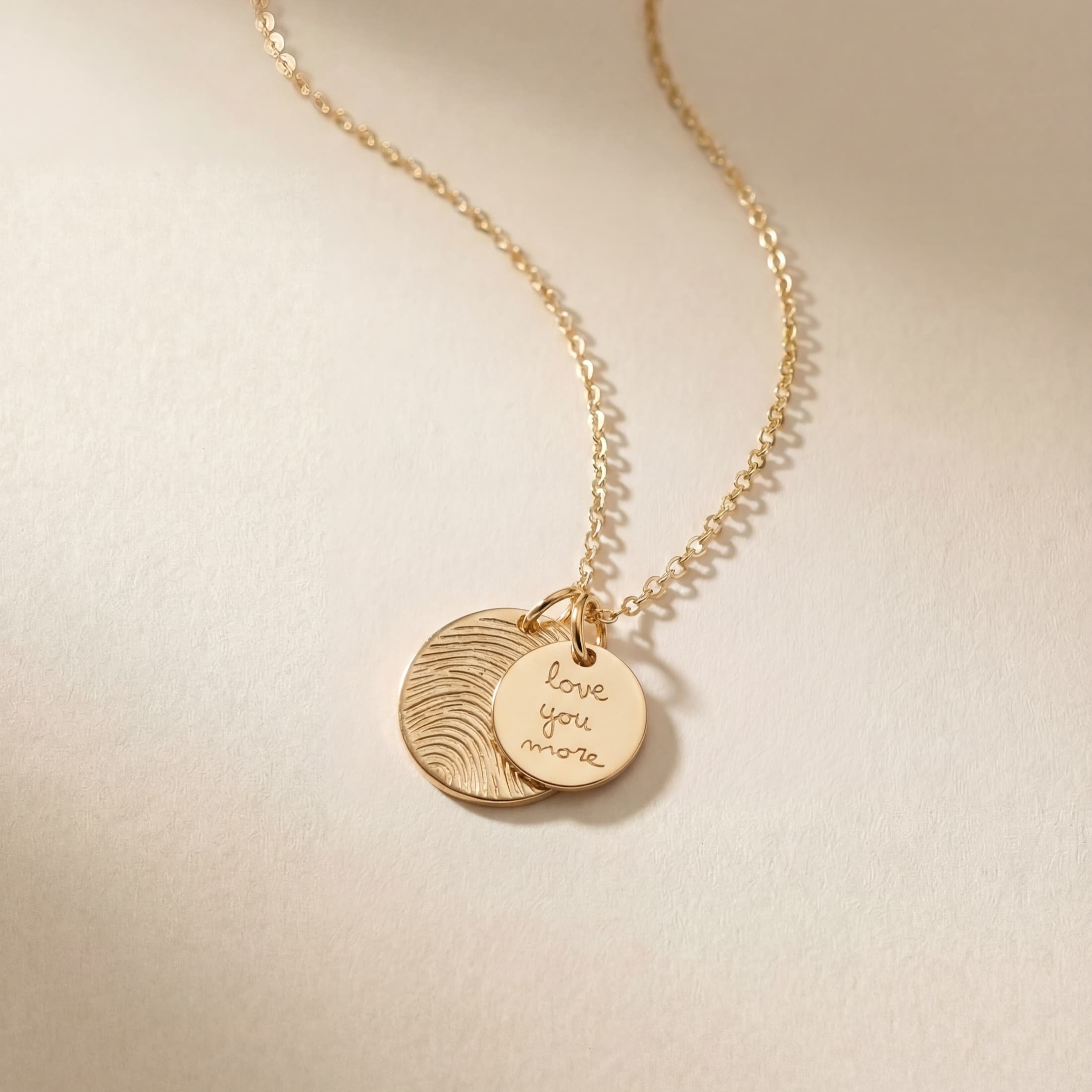 Ketting rond extra disc klein