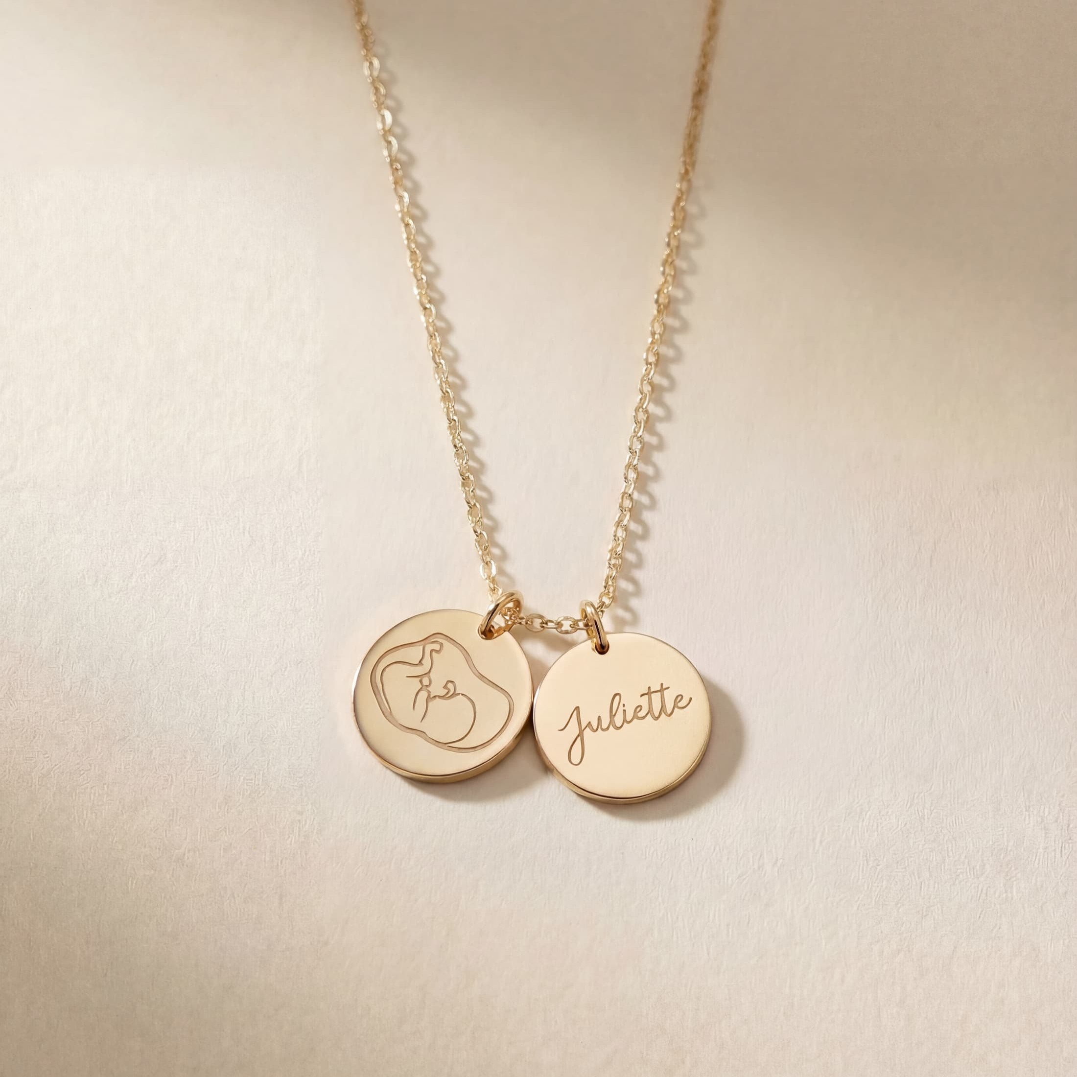 Ketting rond dubbele disc