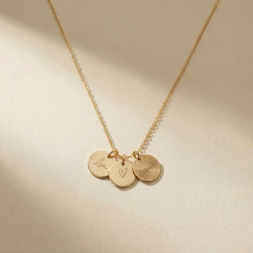 Ketting rond triple disc klein