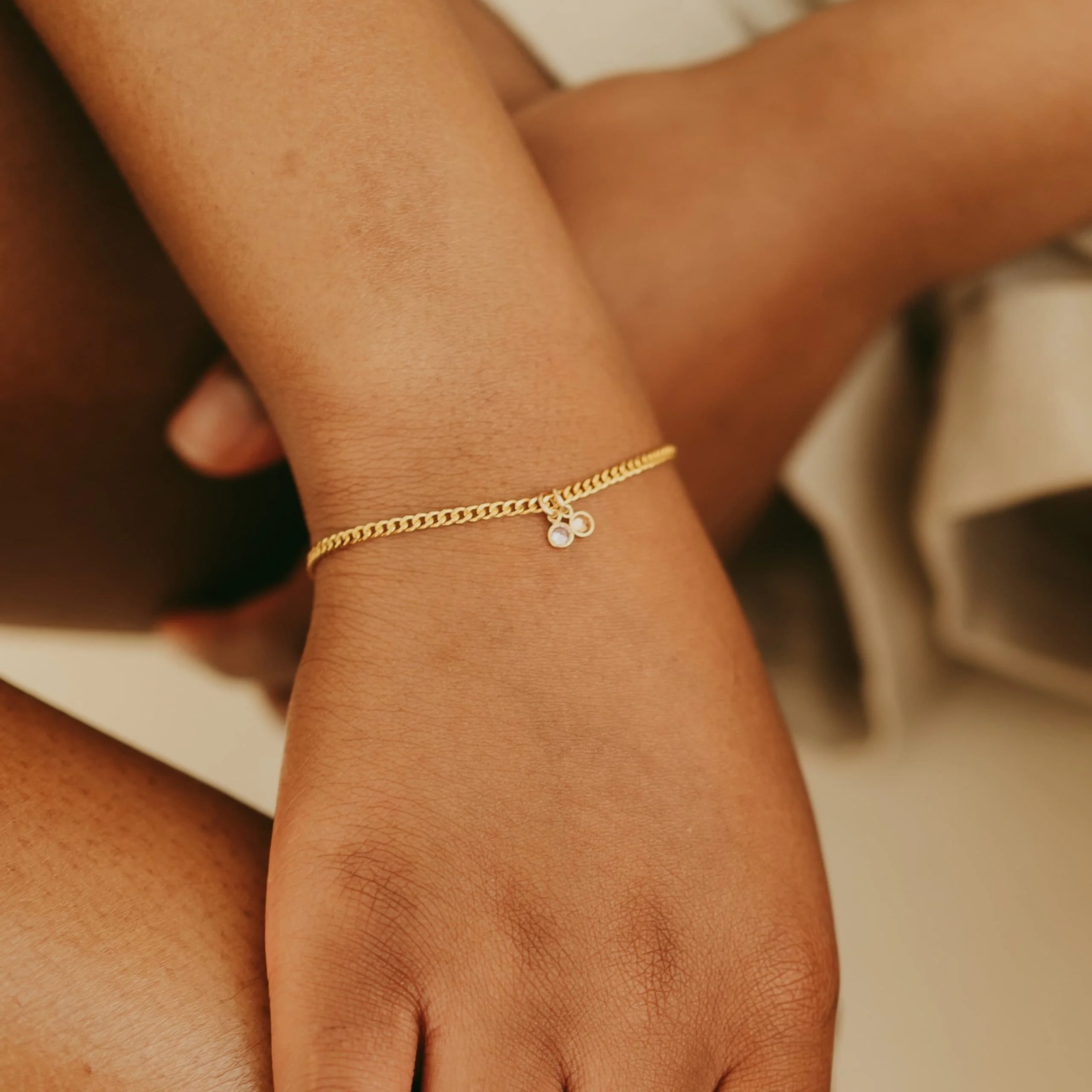 Armband geboortesteen hangend - Afbeelding 5