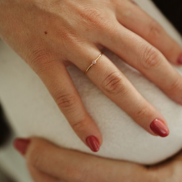 Geboortesteen ring