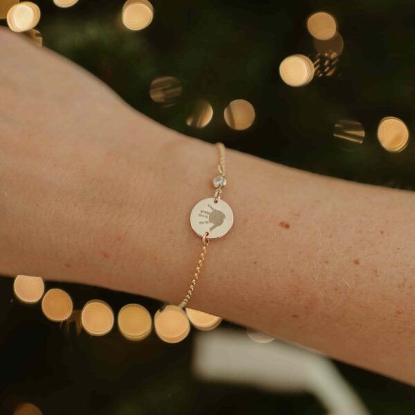 Armband rond geboortesteen