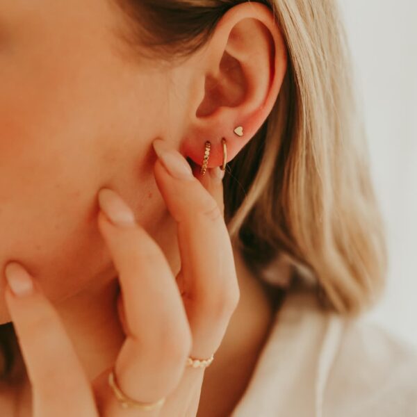 Beaded hoops
