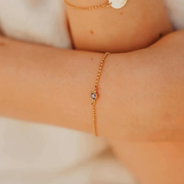 Armband geboortesteen