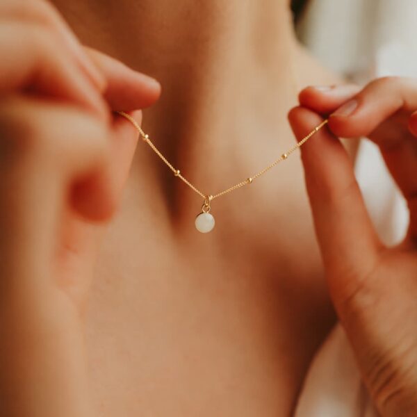 Moedermelk ketting rond