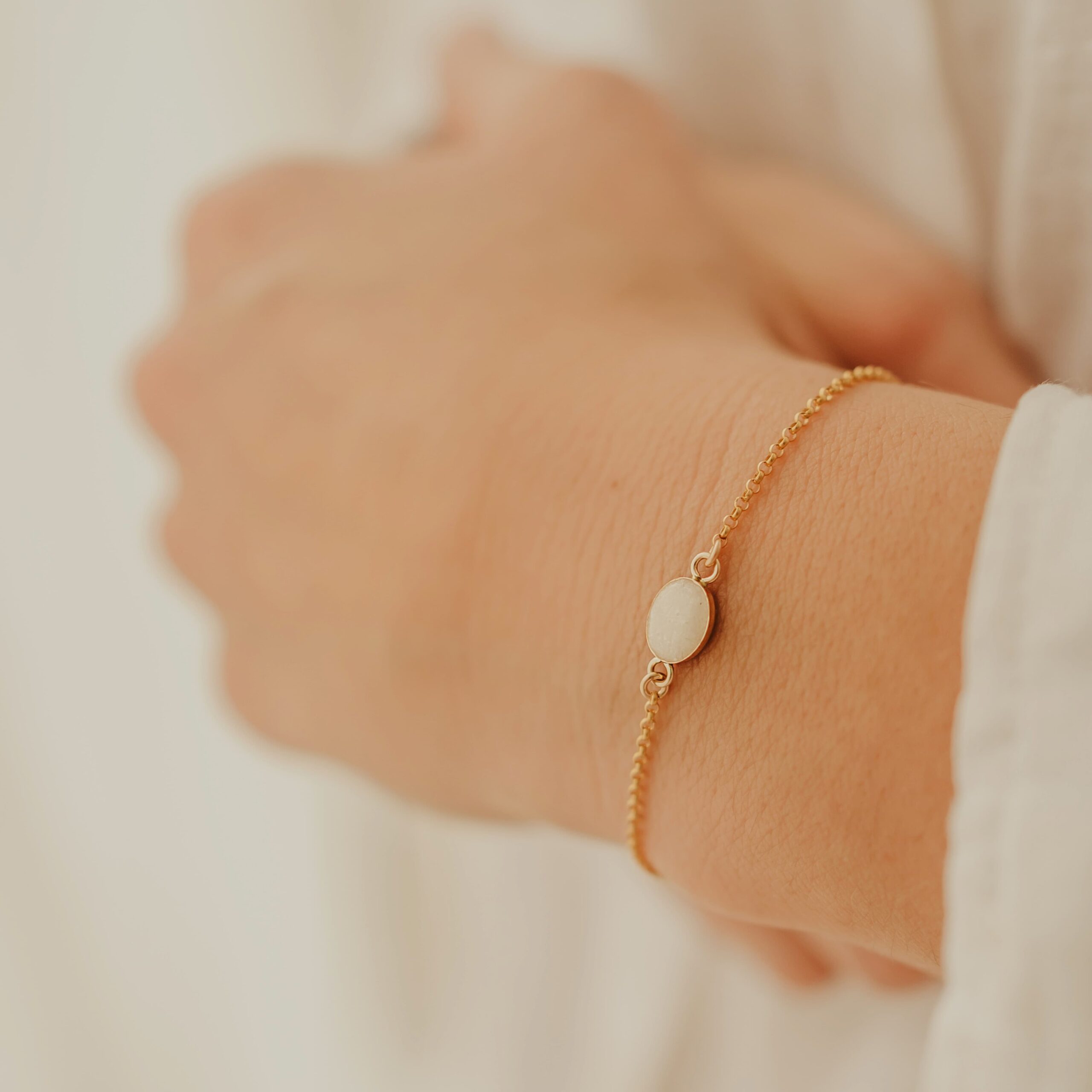 Moedermelk armband ovaal - Afbeelding 4