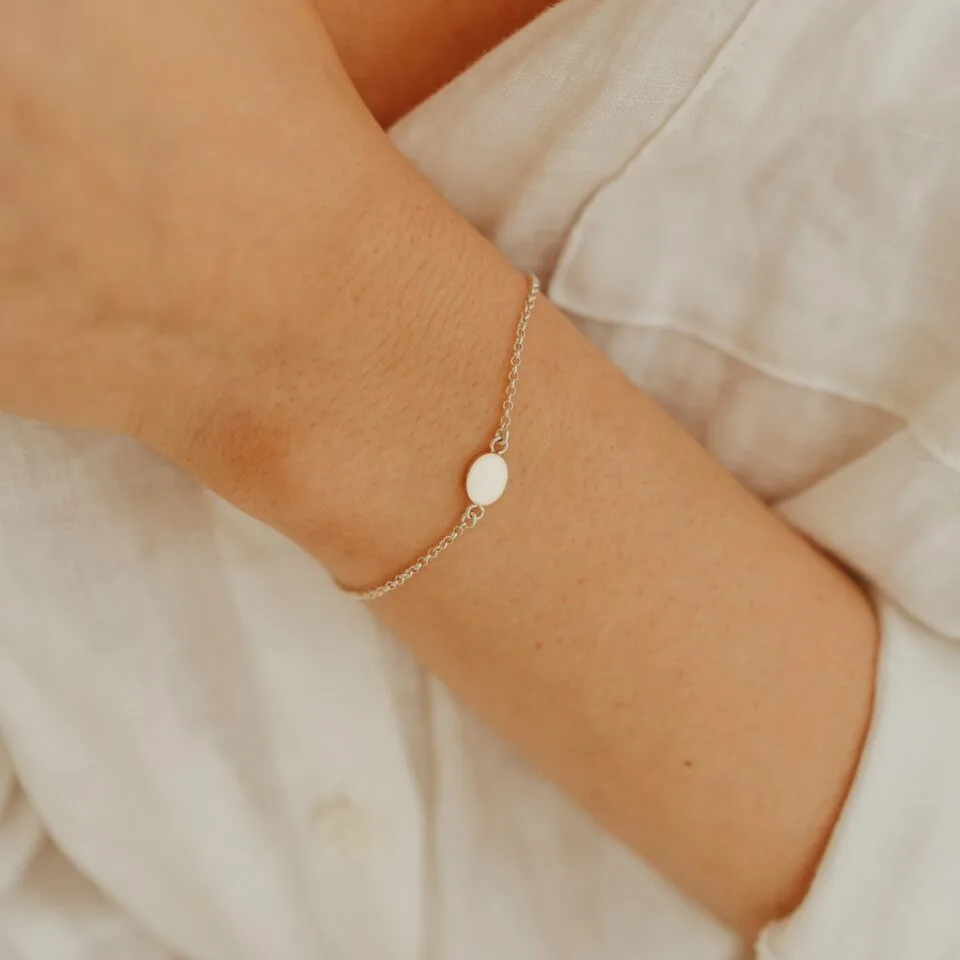 Moedermelk armband ovaal - Afbeelding 7