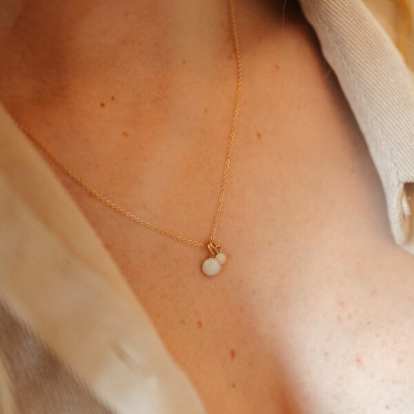 Moedermelk ketting dubbel rond