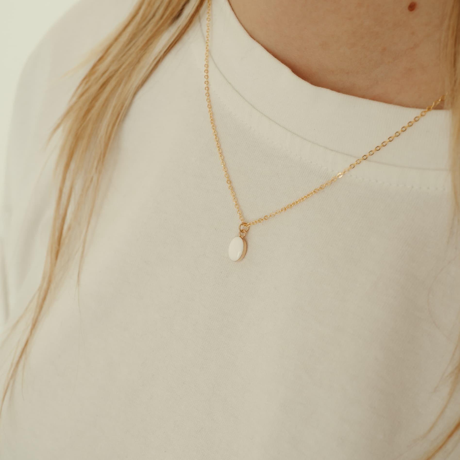 Moedermelk ketting ovaal - Afbeelding 2