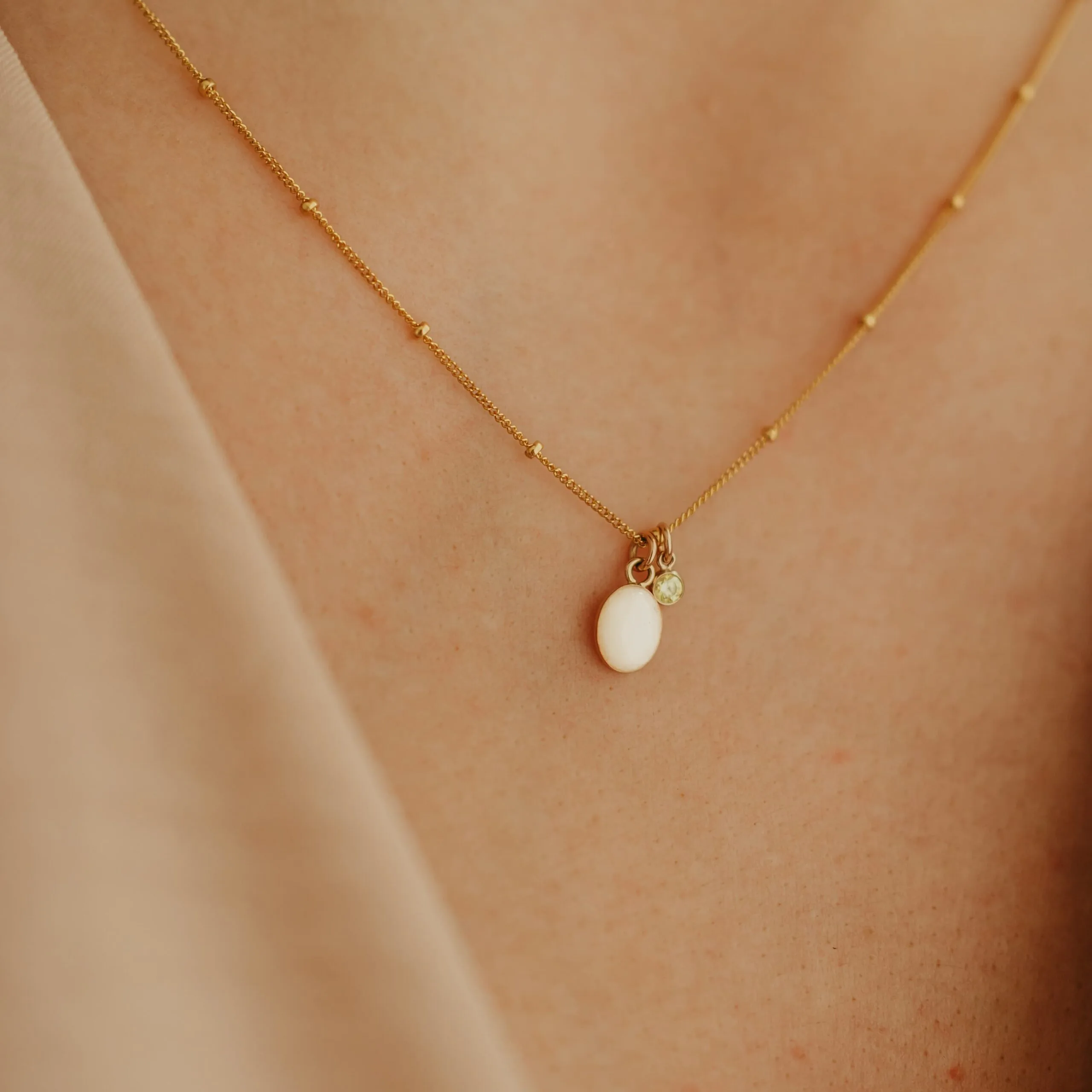 Moedermelk ketting ovaal - Afbeelding 2