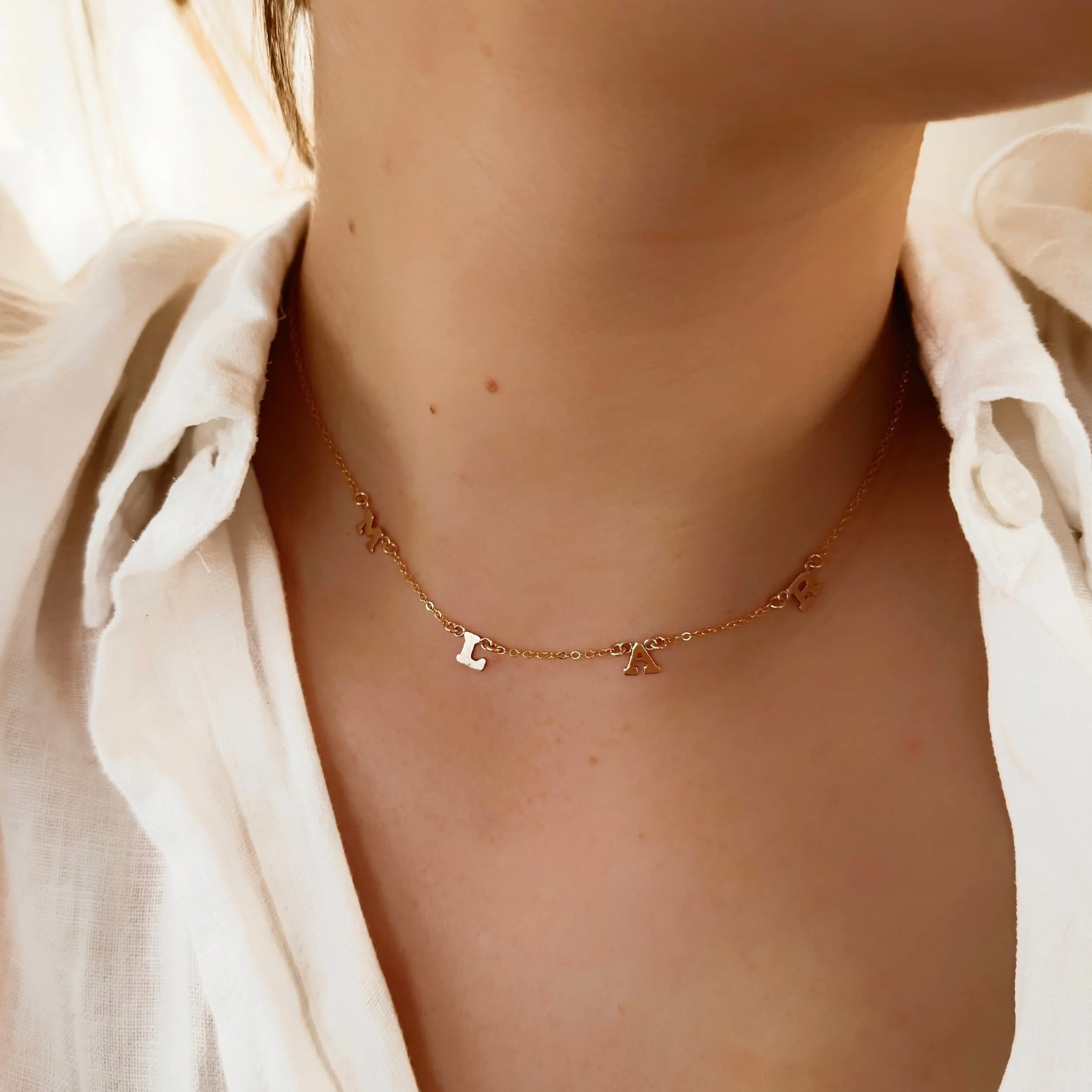 Ketting initiaal choker - Afbeelding 9