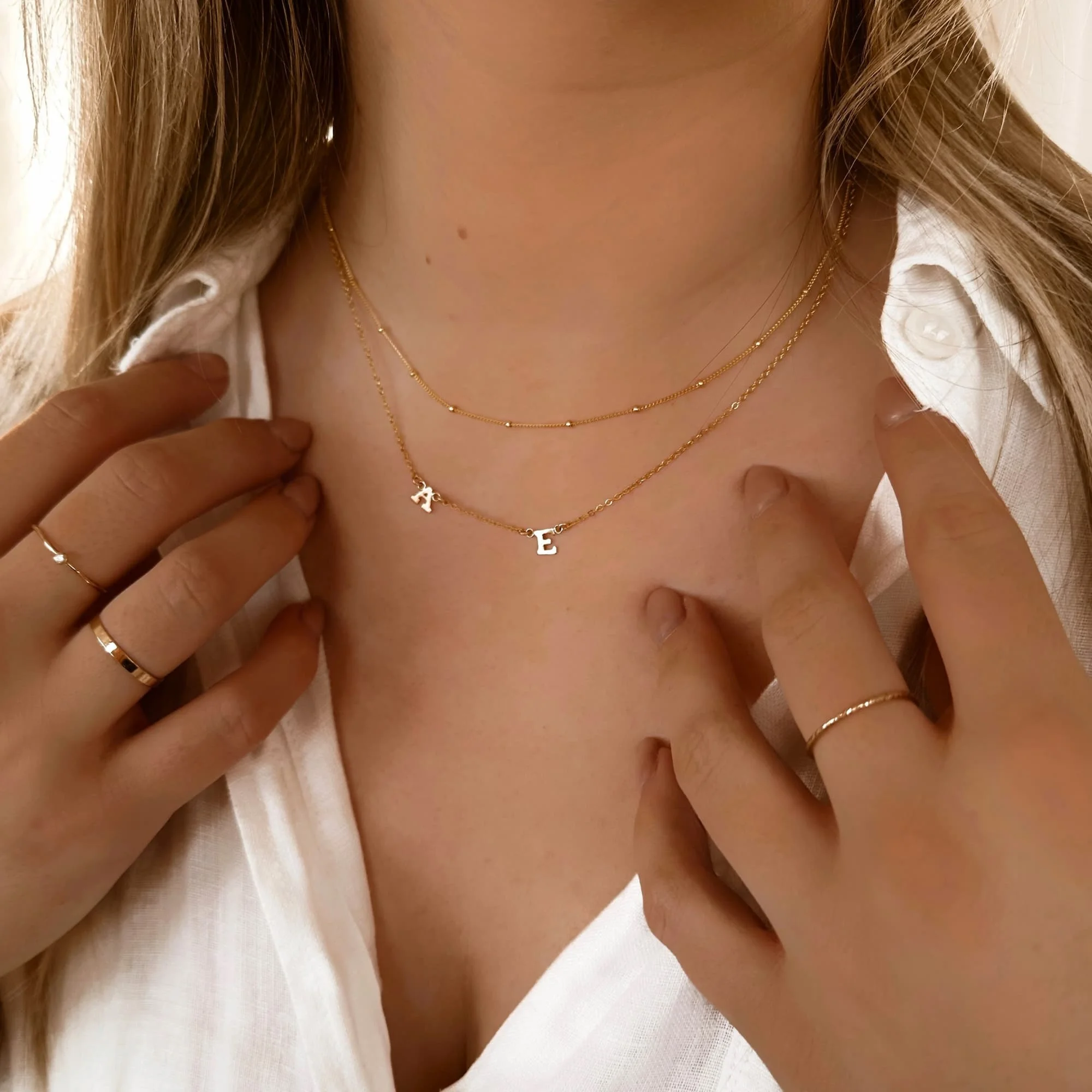 Ketting initiaal choker - Afbeelding 5