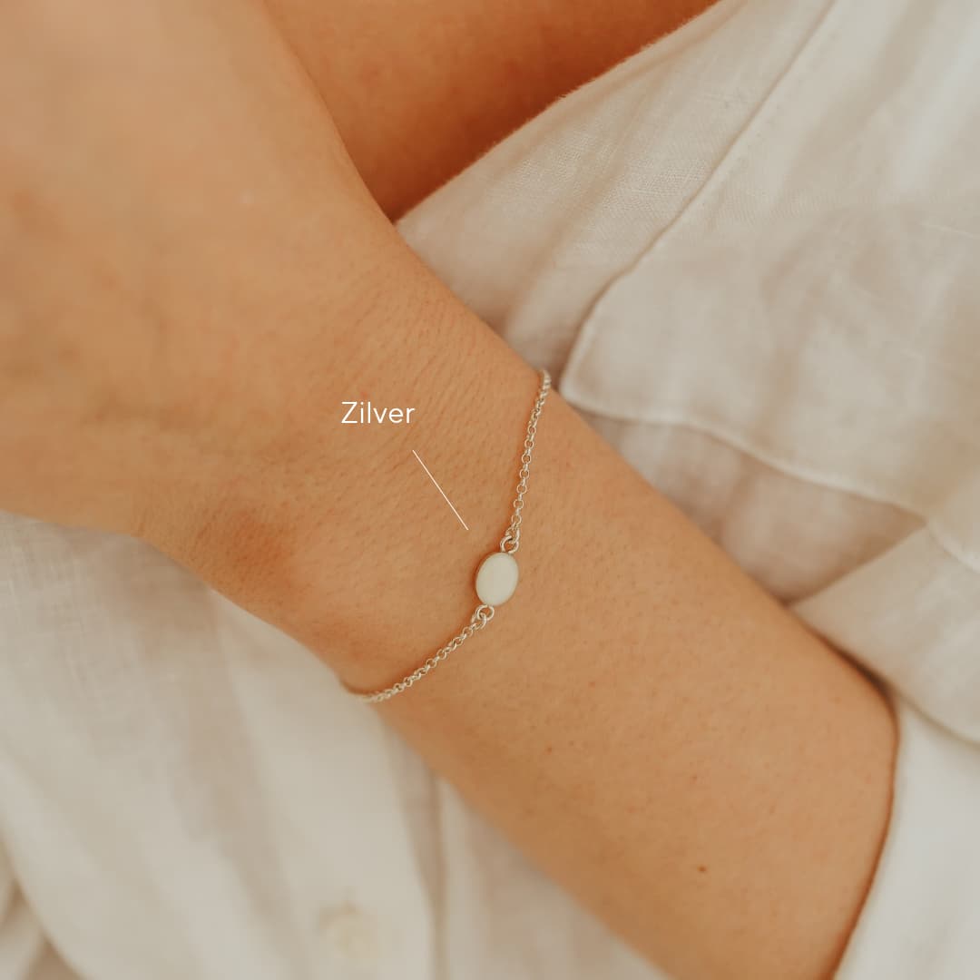 Moedermelk armband ovaal - Afbeelding 8