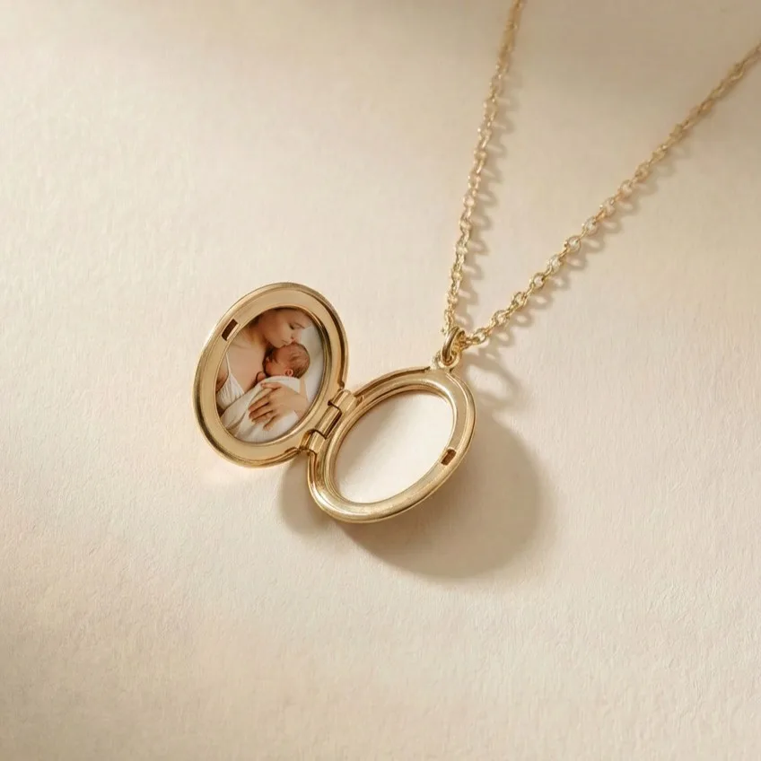 Moedermelk ketting medaillon - Afbeelding 2