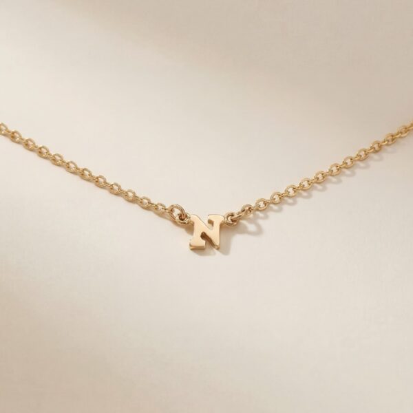 Ketting initiaal choker