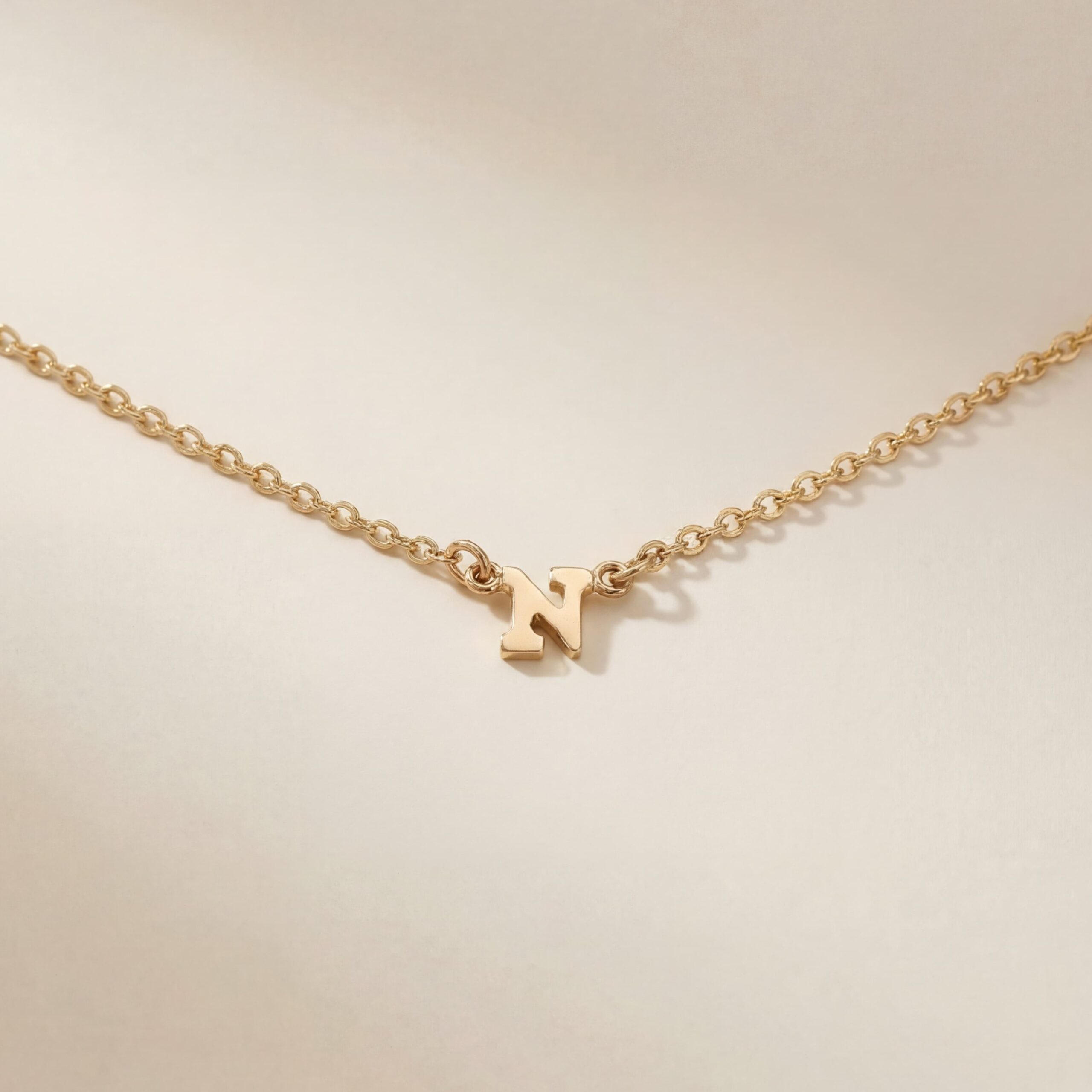 Ketting initiaal choker