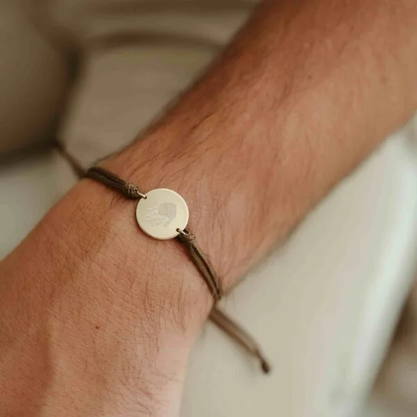 Mannen armband rond