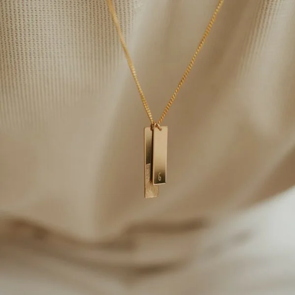 Mannen ketting bar dubbel