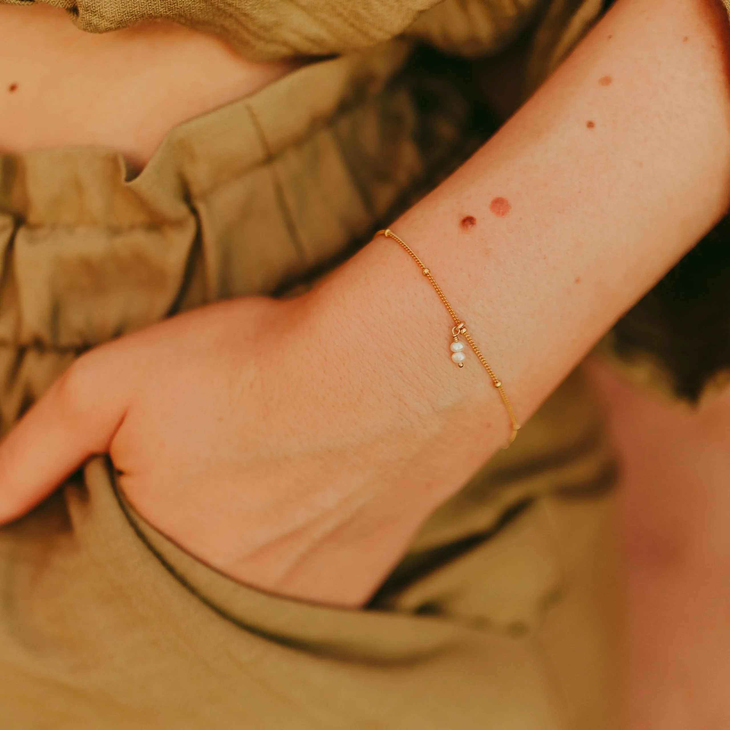 Armband met parel dubbel - Afbeelding 6