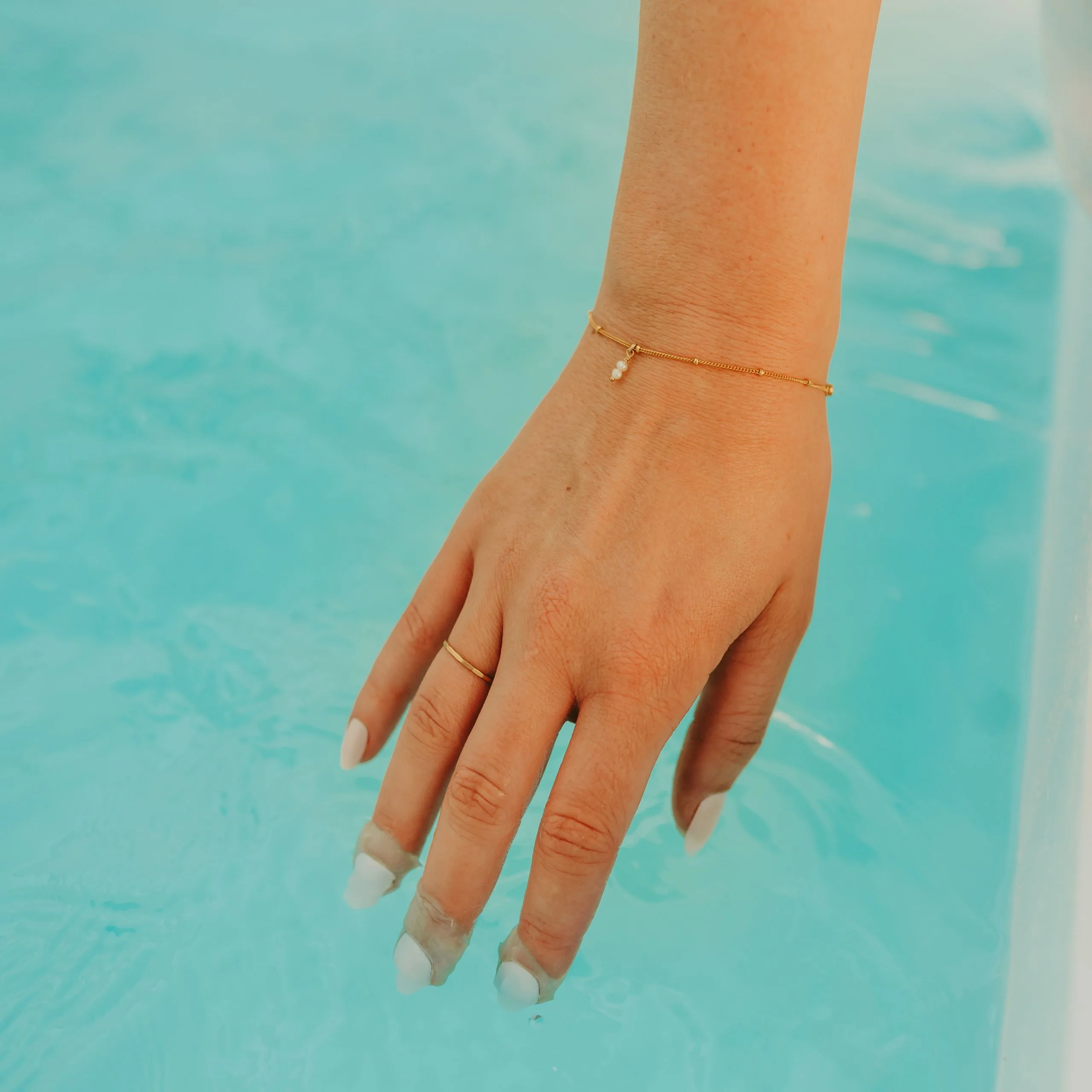 Armband met parel dubbel - Afbeelding 9