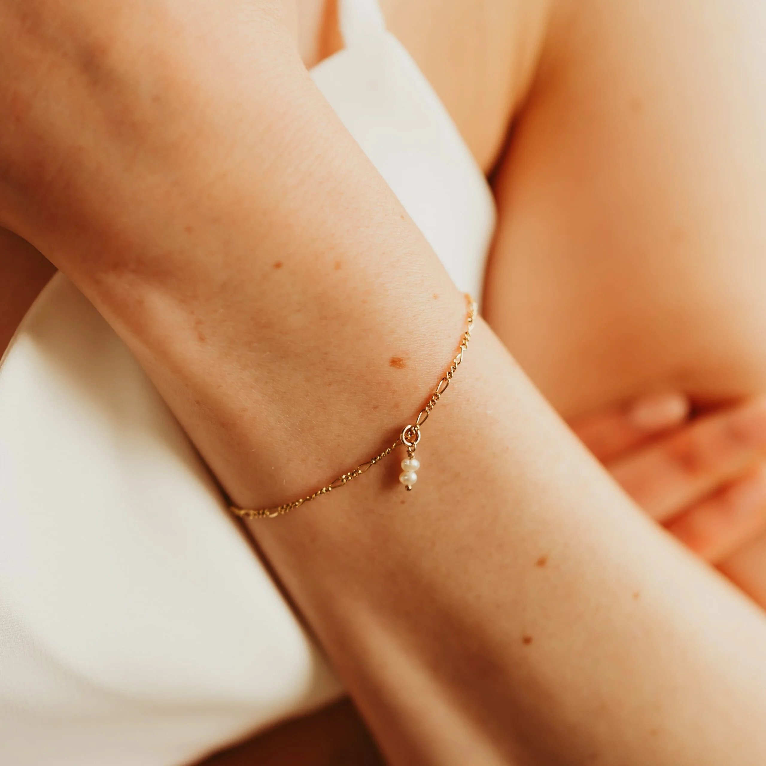 Armband met parel dubbel - Afbeelding 7