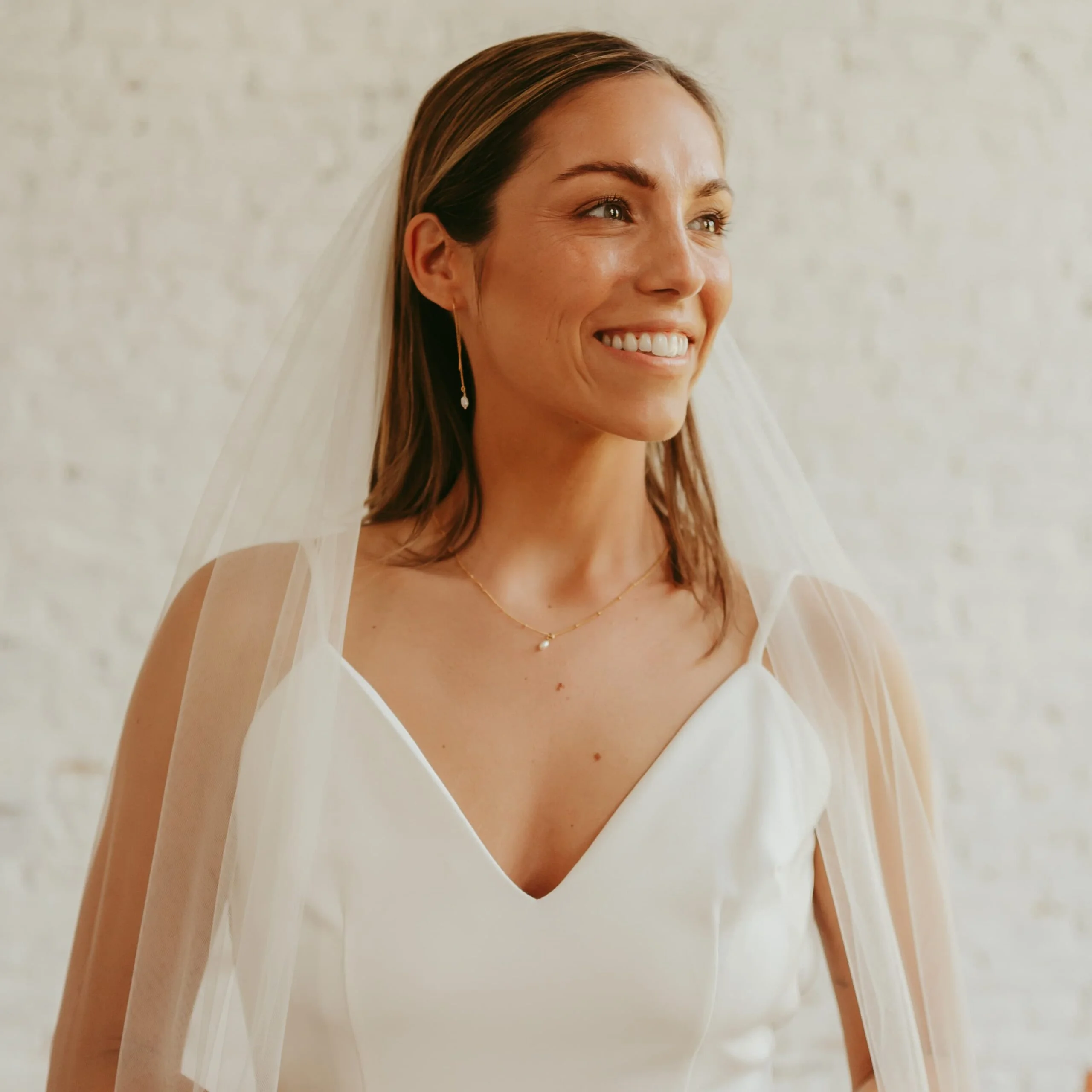 Doorsteek oorbel parel - Afbeelding 6