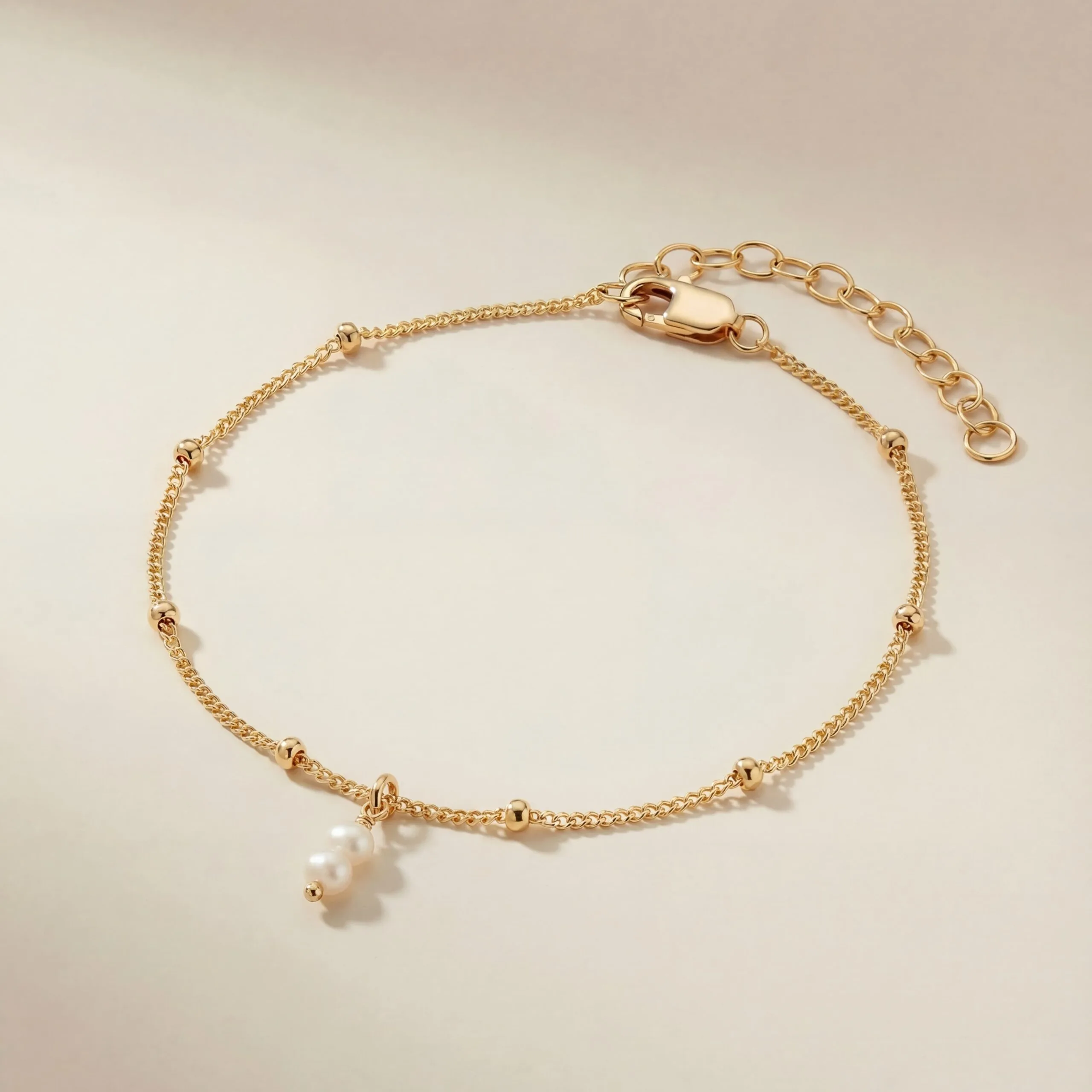 Armband met parel dubbel - Afbeelding 5