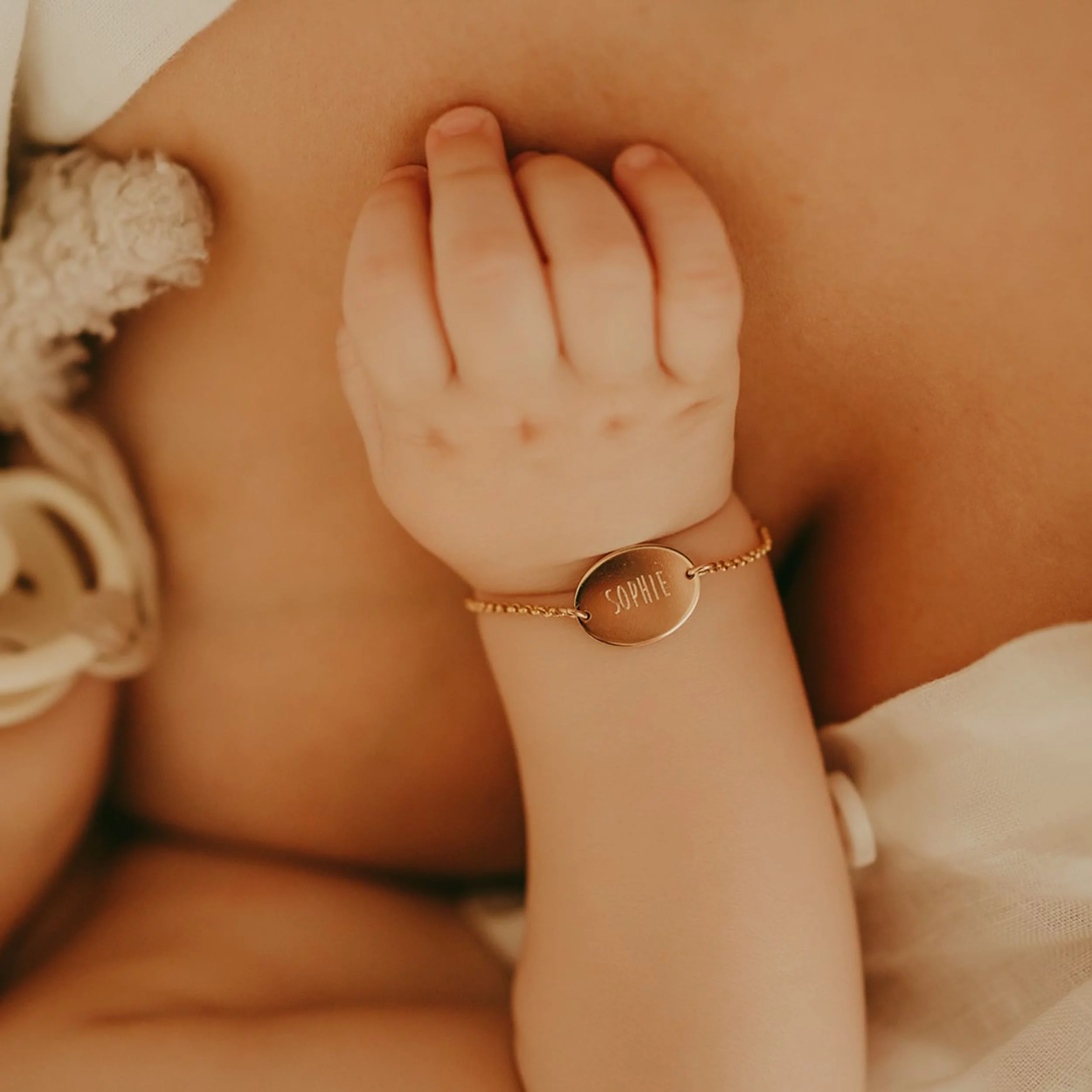 Baby armband ovaal - Afbeelding 4