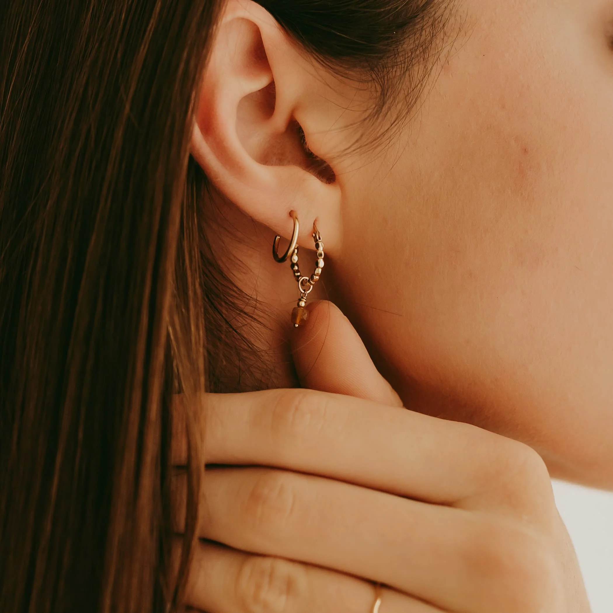 Mix and match Pippa hoops met edelsteen - Afbeelding 3