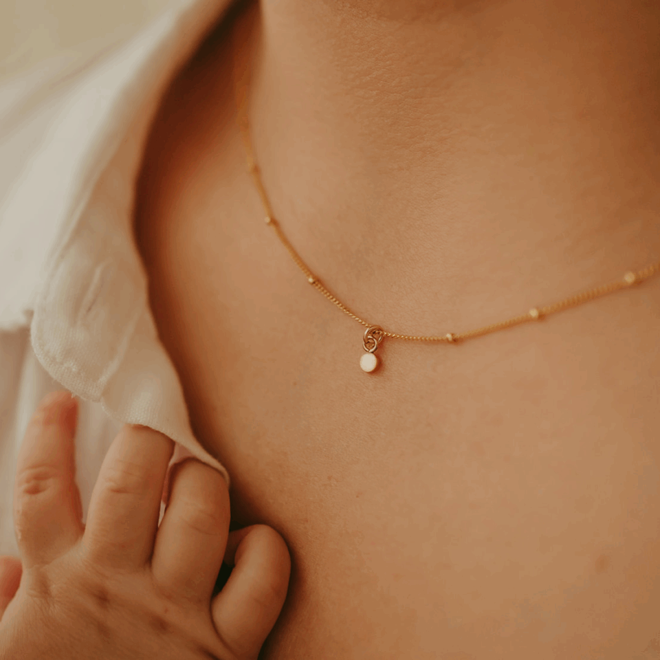 Moedermelk ketting rond klein - Afbeelding 2