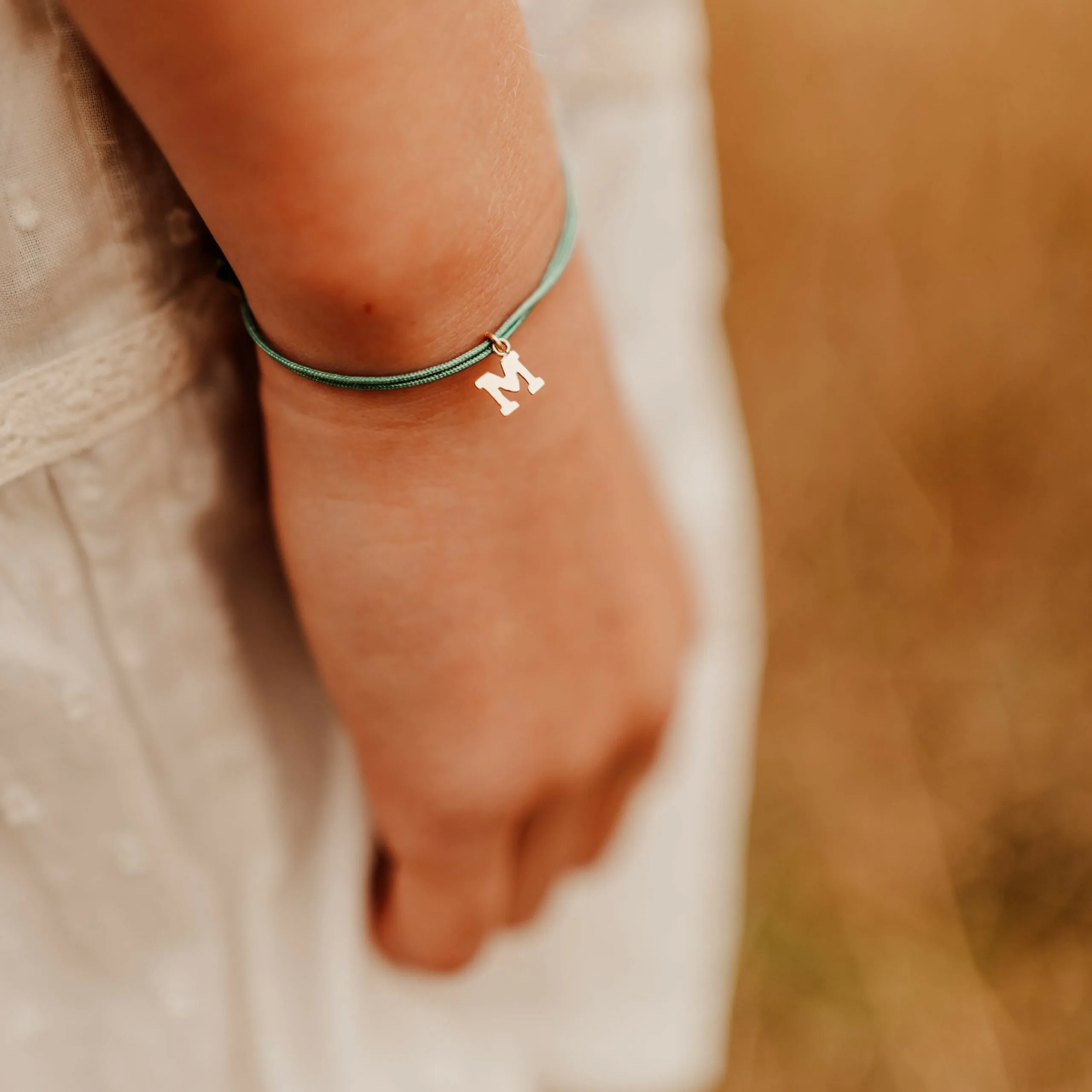 Droomdraadje hanger initiaal kids