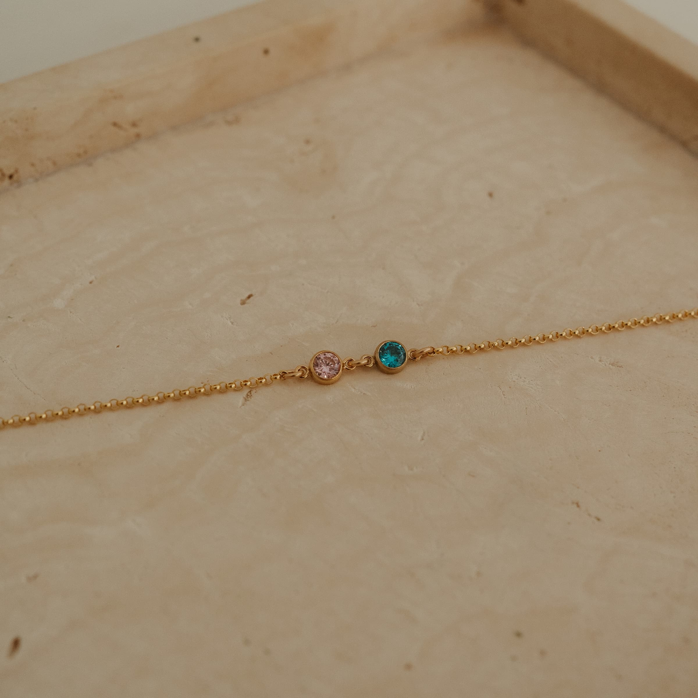 Armband dubbele geboortesteen - Afbeelding 5