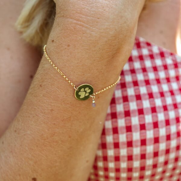 Armband rond edelsteen